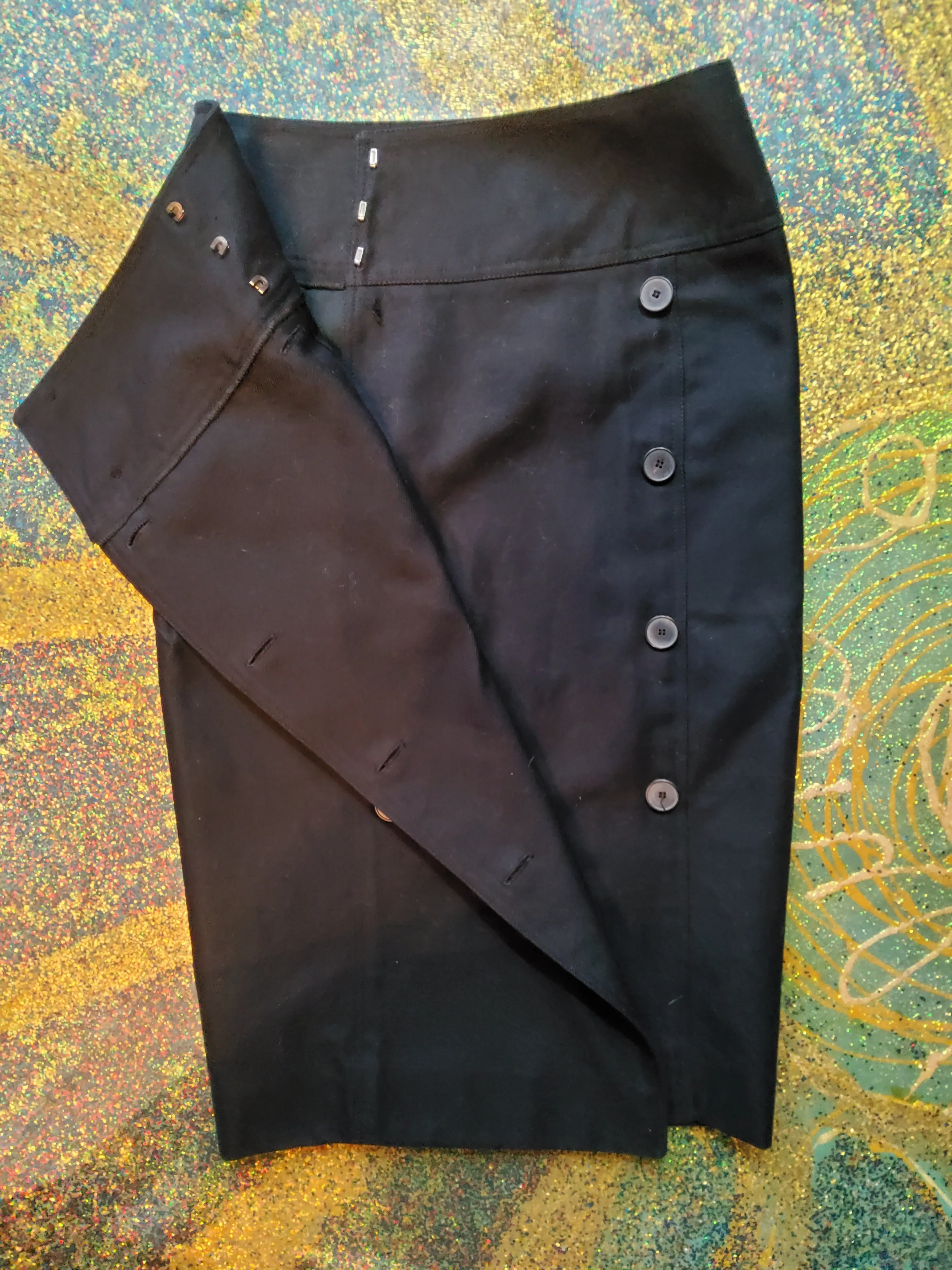 Midi wrap skirt