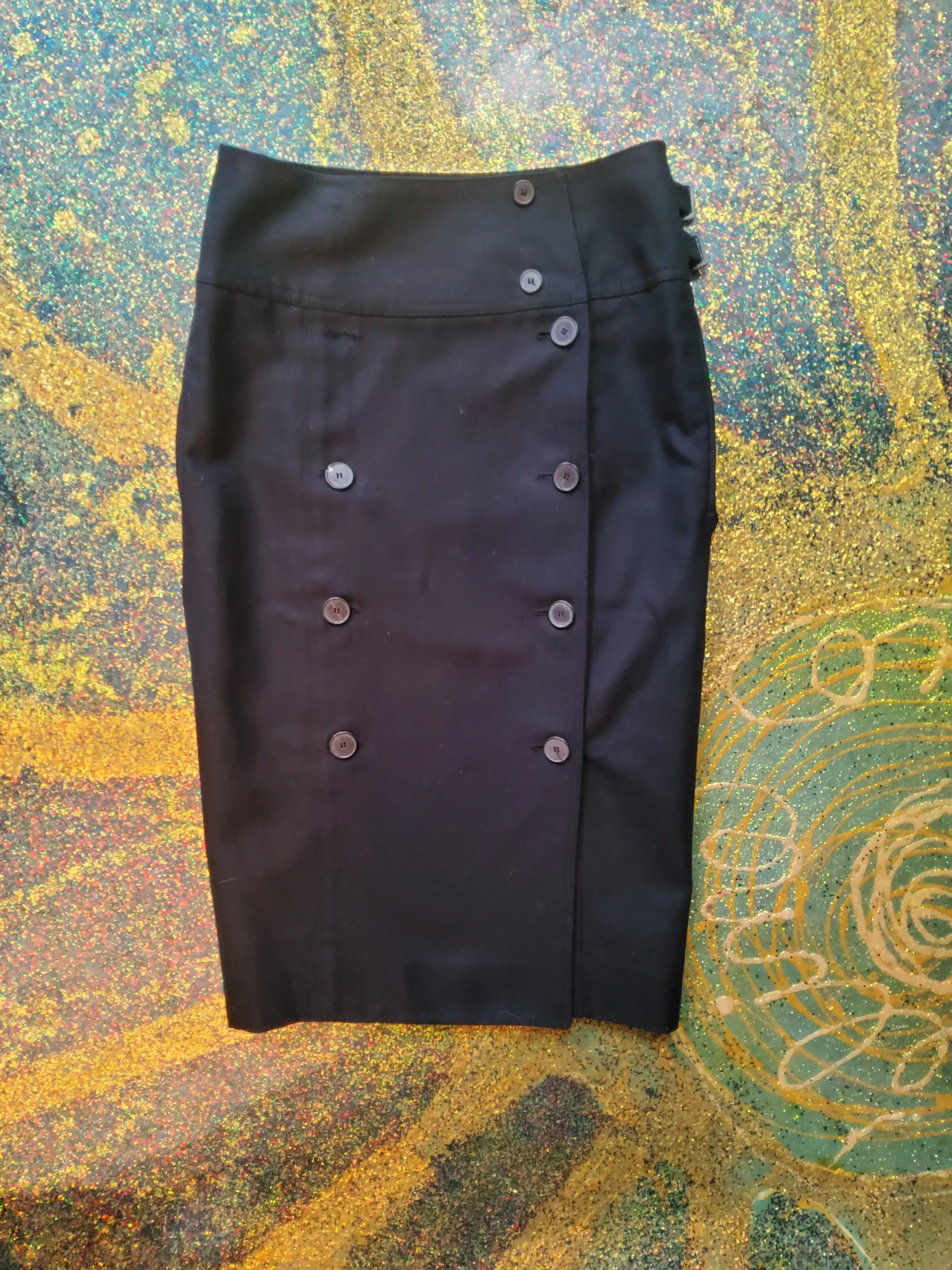 Midi wrap skirt