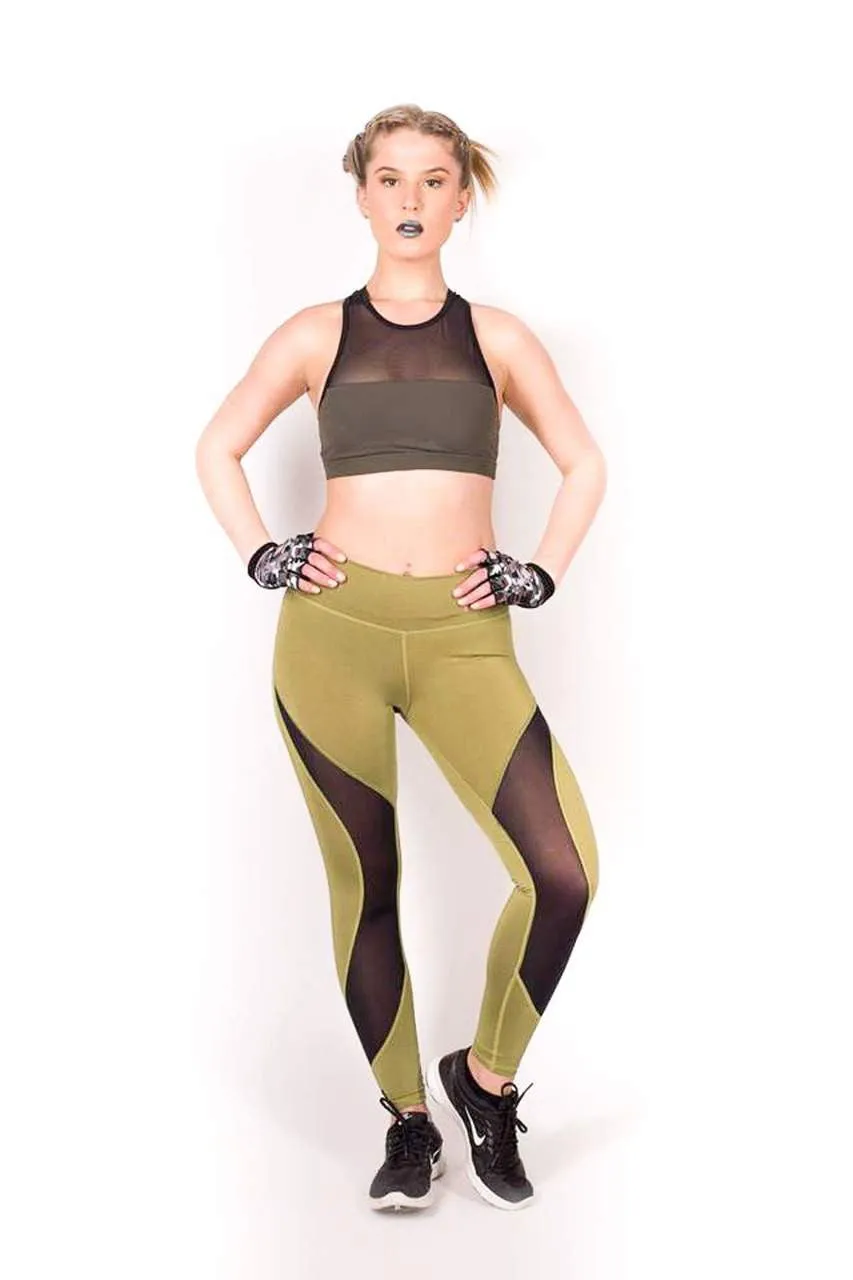 Military Green   (Mesh Bottoms )