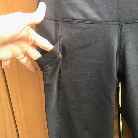 MONO B APH1674 Black High Rise Yoga Leggings