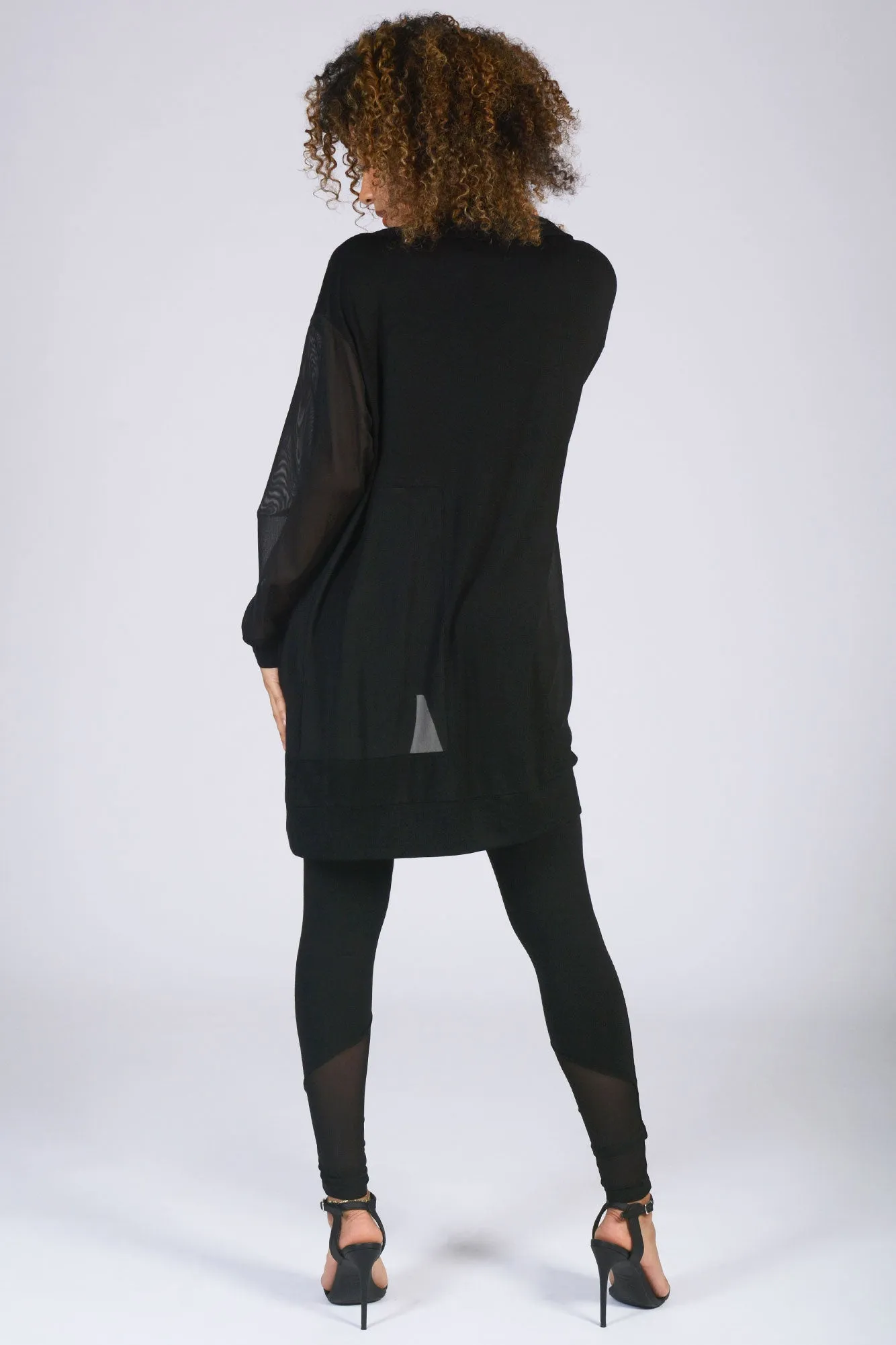 Monroe Longline Mesh Cardigan