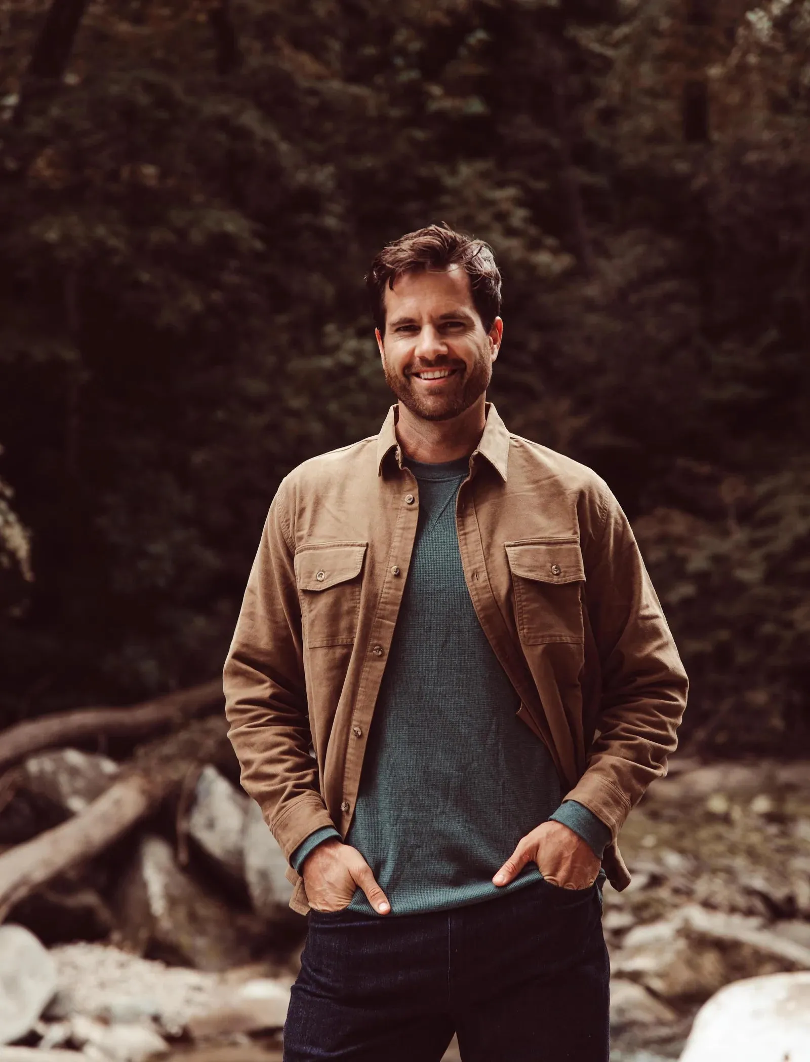 MOUNTAIN KHAKIS MOLESKIN SHIRT JAC - TOBACCO