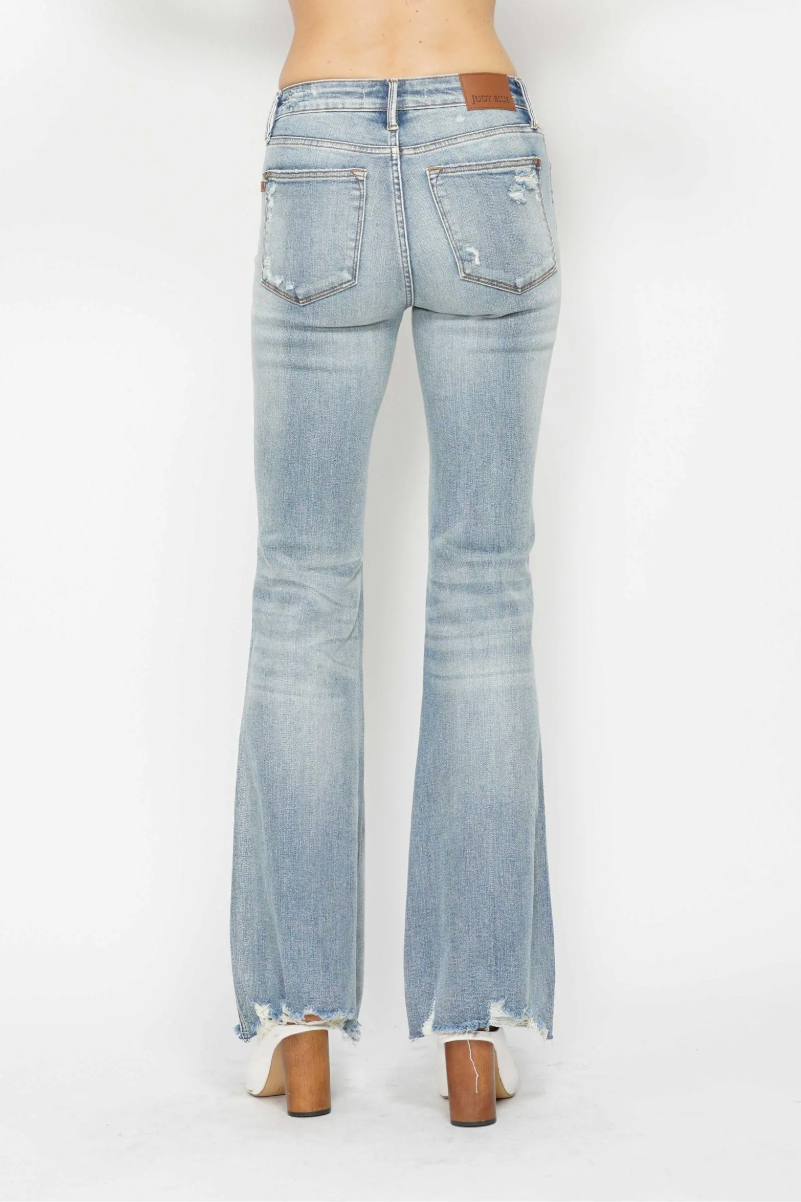 MR TUMMY CONTROL DESTROY FLARE BY JUDY BLUE - CURVY