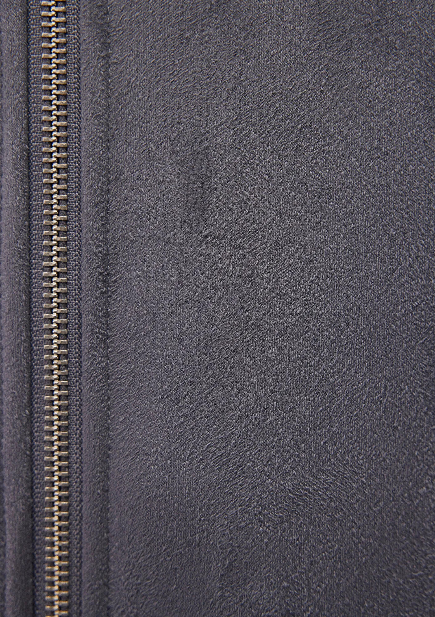 Navy Faux Leather Jacket