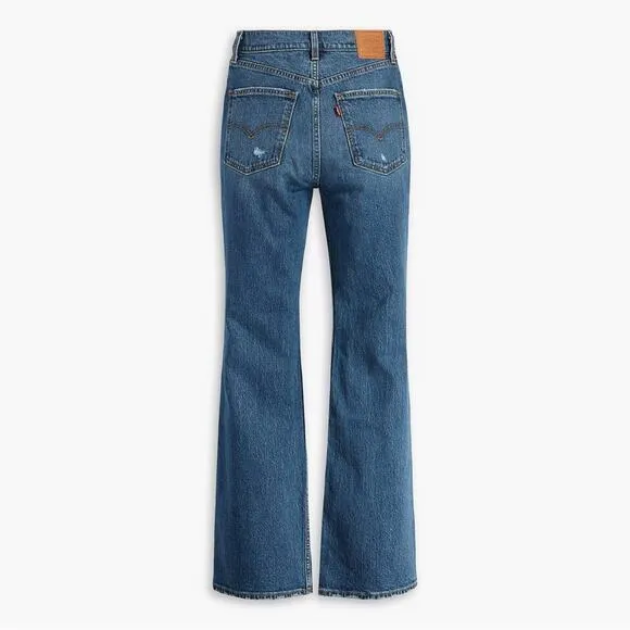 NEW Levi’s 70’s High Rise Flare Premium Jeans Distressed Womens Size W30 L32