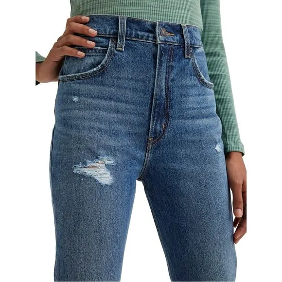 NEW Levi’s 70’s High Rise Flare Premium Jeans Distressed Womens Size W30 L32