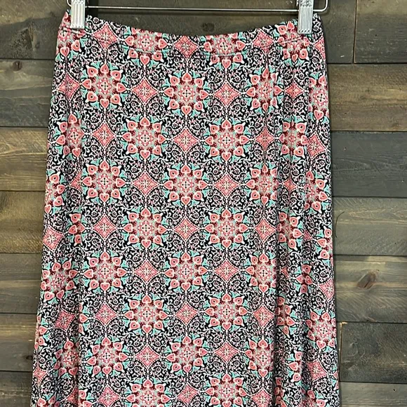 NEW Loveappella Faux Wrap Midi Skirt Size XSmall