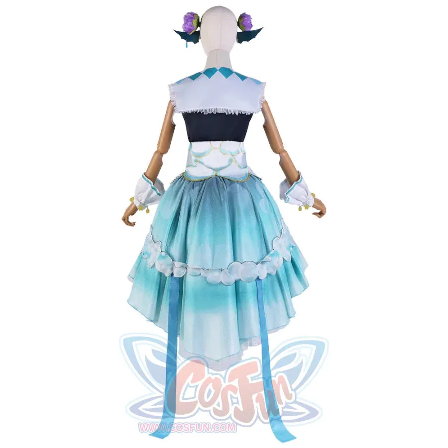 NIJISANJI Virtual YouTuber Finana Ryugu Cosplay Costume C07163