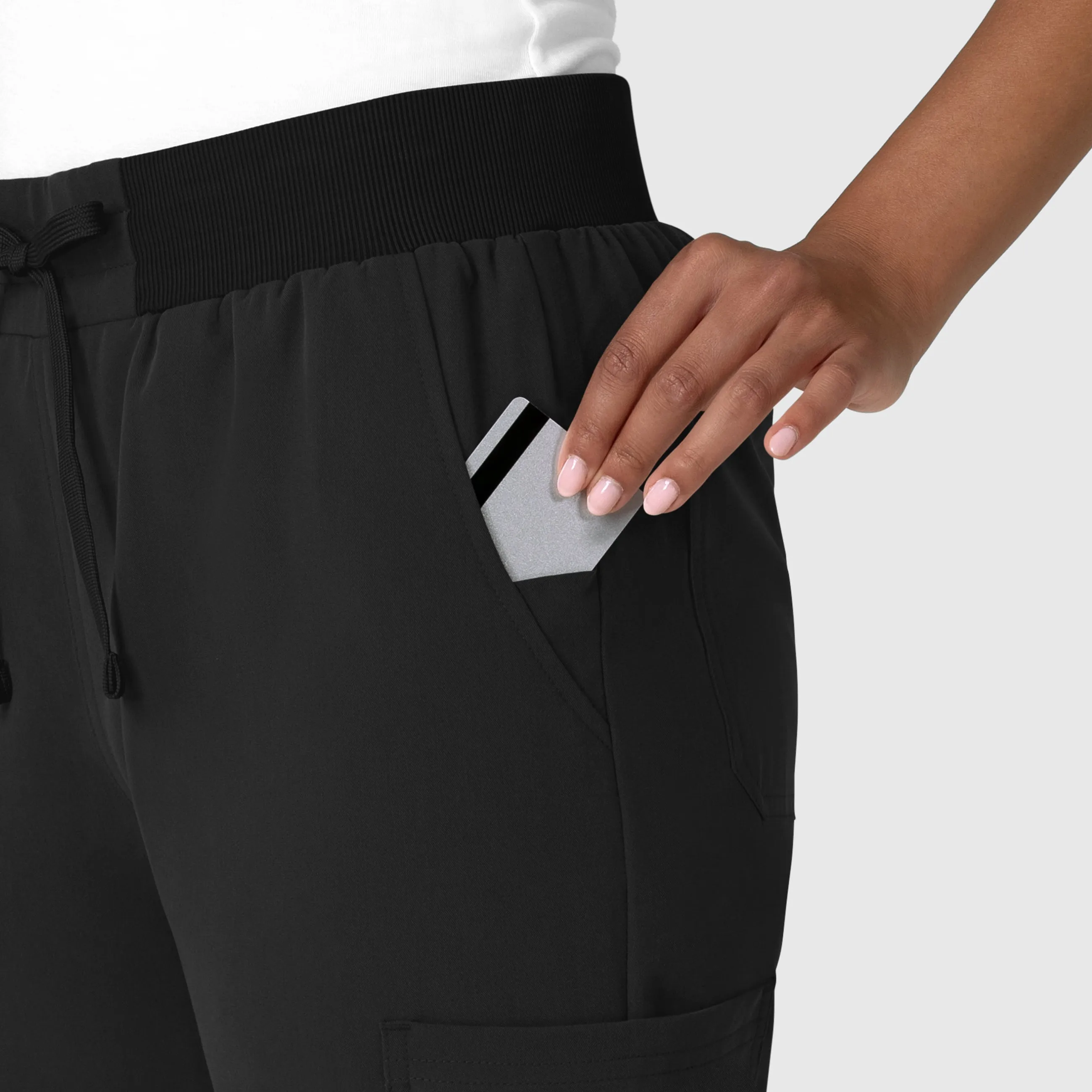 Nova 5132 Jogger Utility Scrub Pants Black