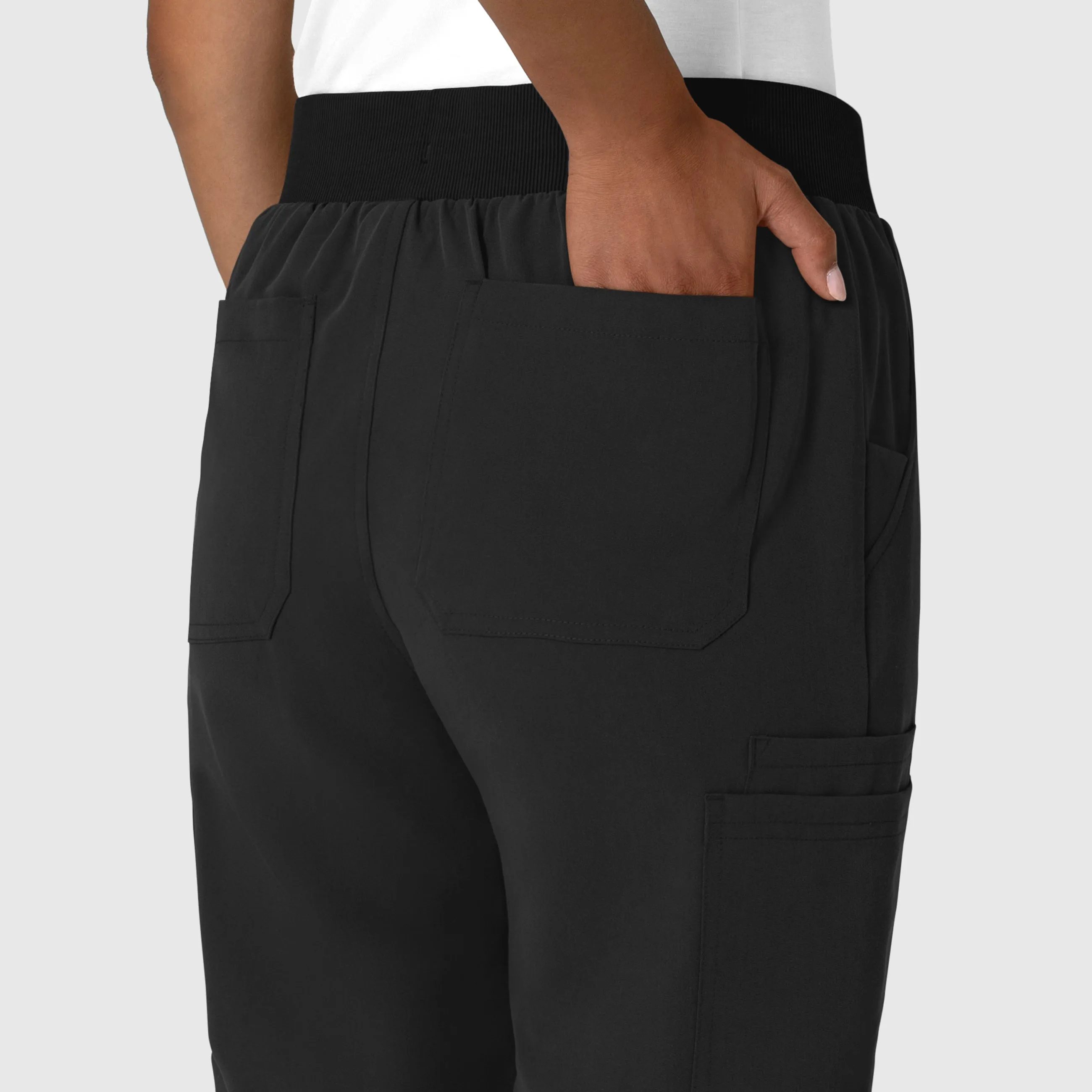 Nova 5132 Jogger Utility Scrub Pants Black