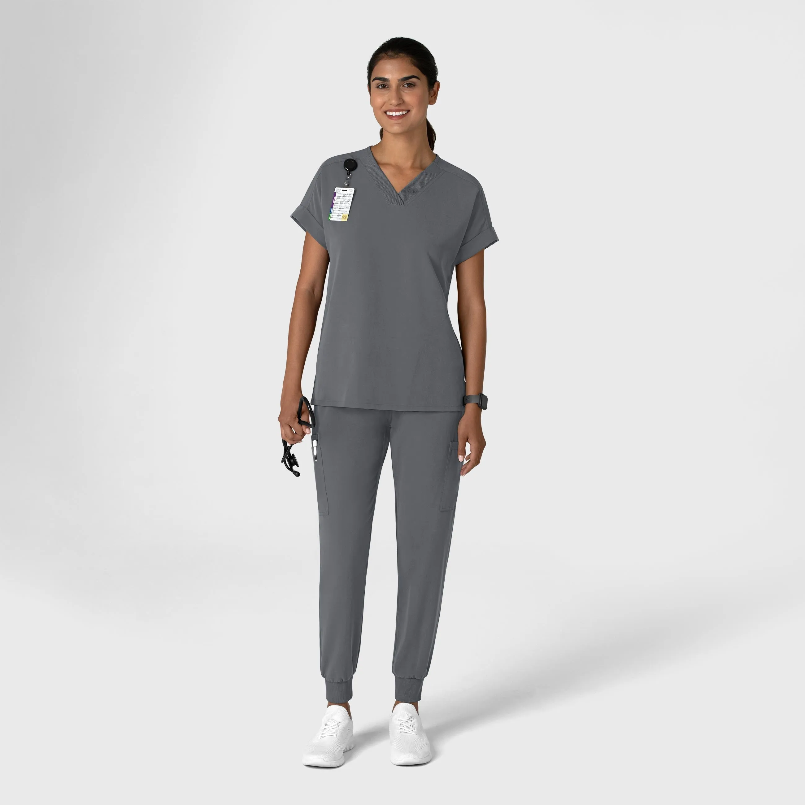 Nova 5132 Jogger Utility Scrub Pants Pewter