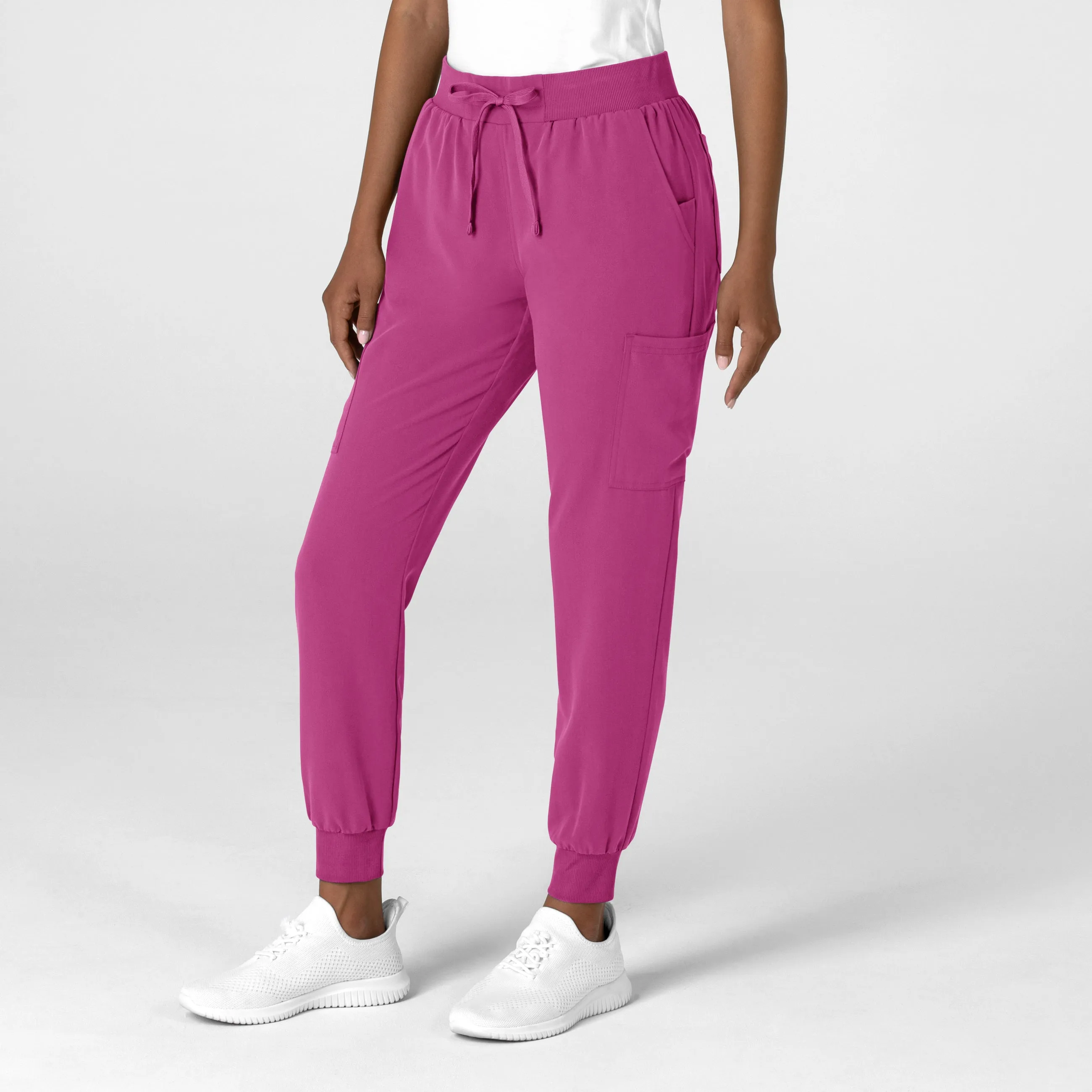 Nova 5132 Jogger Utility Scrub Pants Raspberry