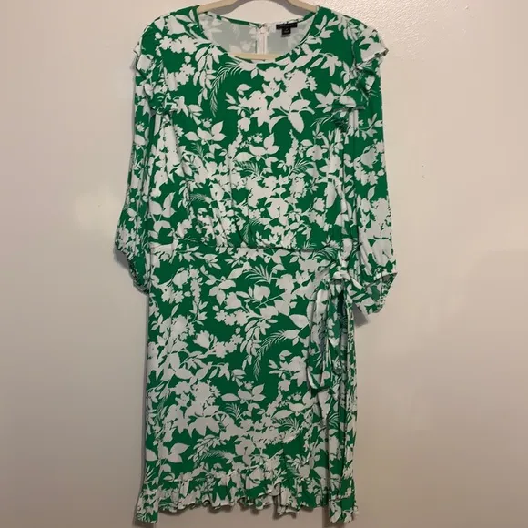 NWOT Ann Taylor faux wrap midi dress