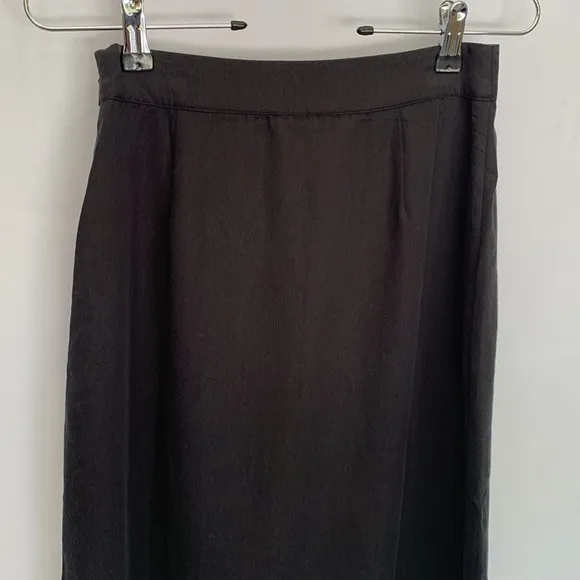 NWT Whistles Olivia Wrap Skirt Black Size 2