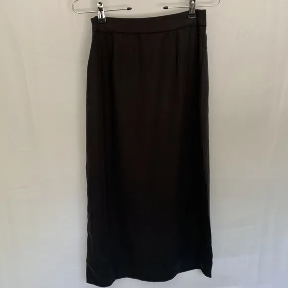 NWT Whistles Olivia Wrap Skirt Black Size 2