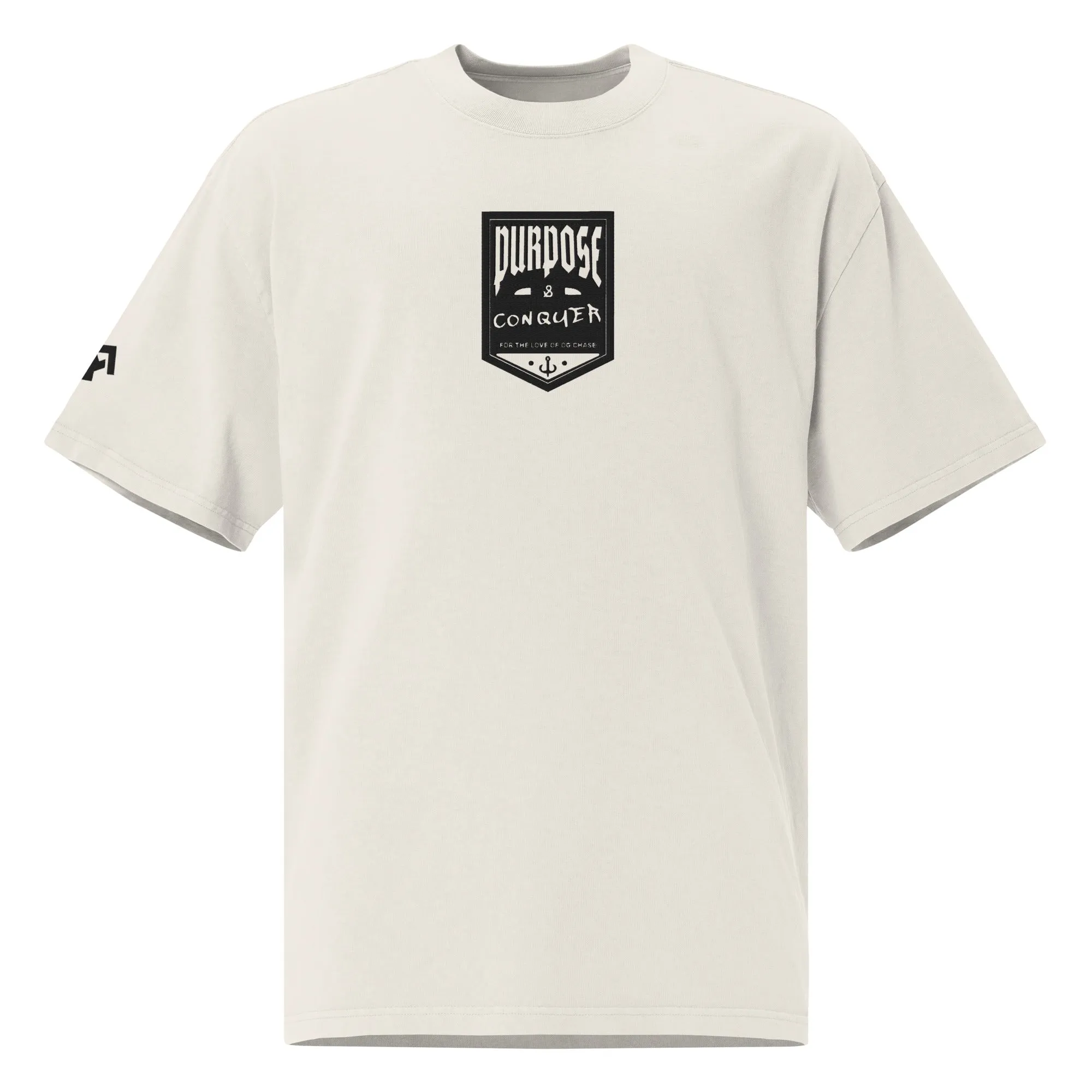 Oversized Purpose & Conquer Faded T-Shirt