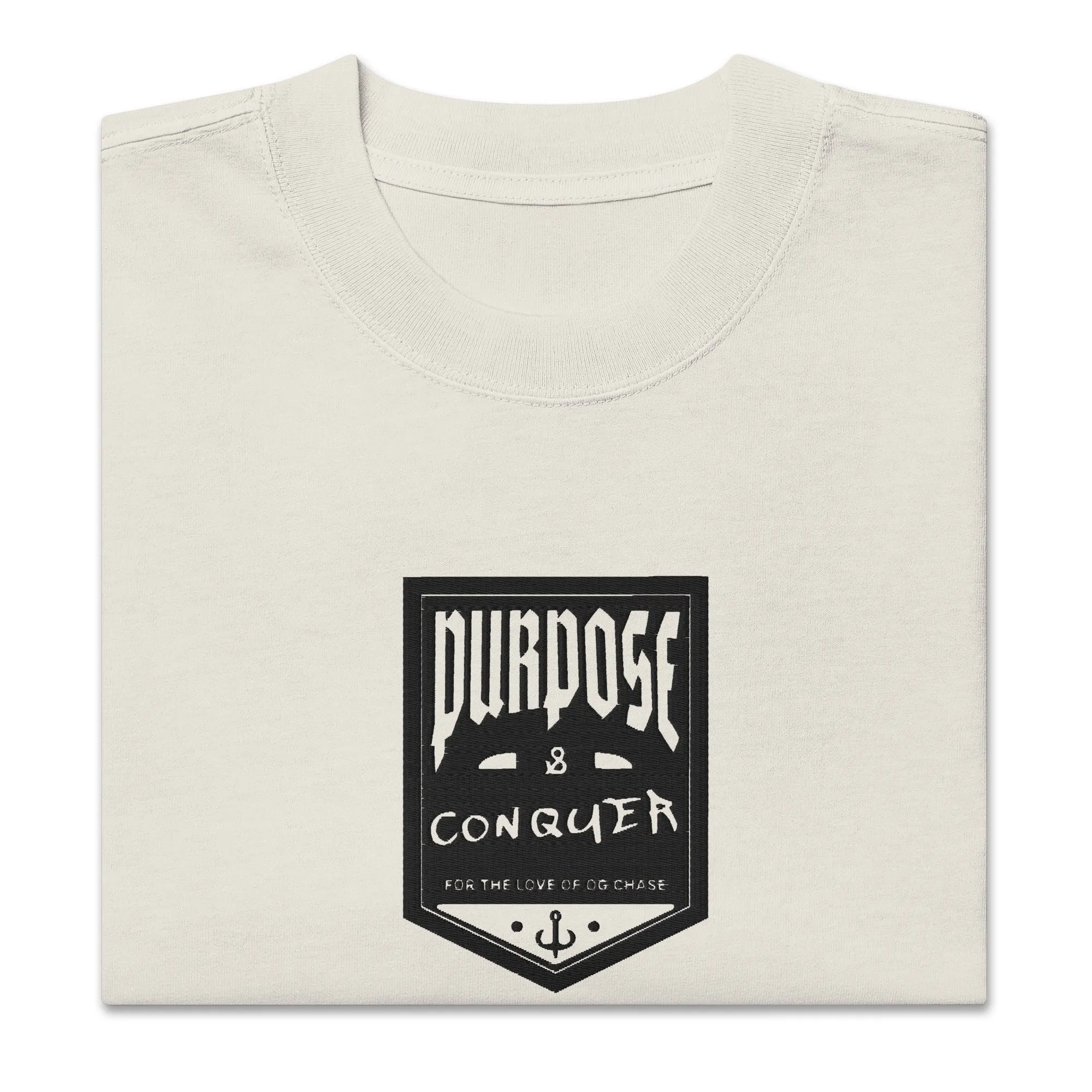 Oversized Purpose & Conquer Faded T-Shirt