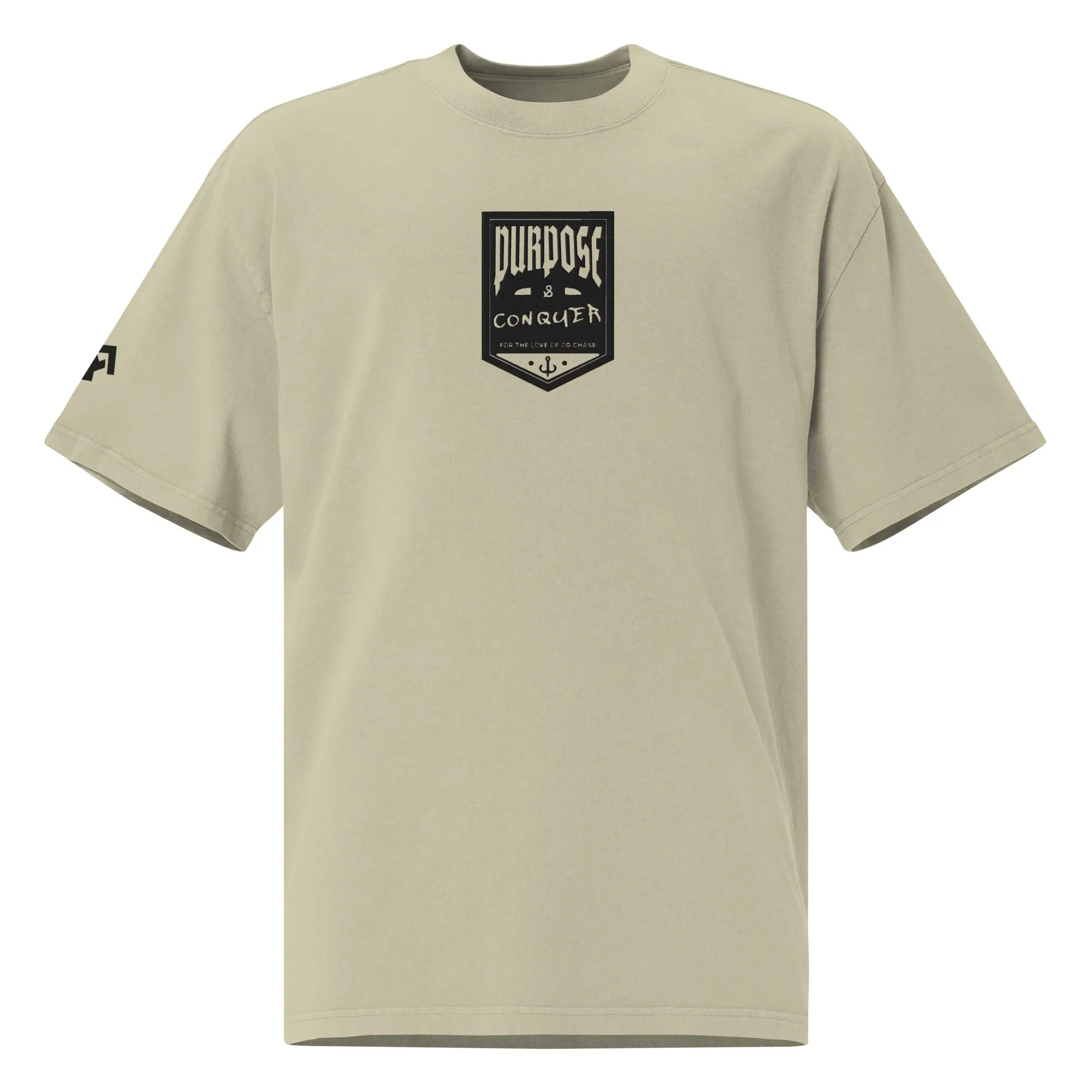Oversized Purpose & Conquer Faded T-Shirt