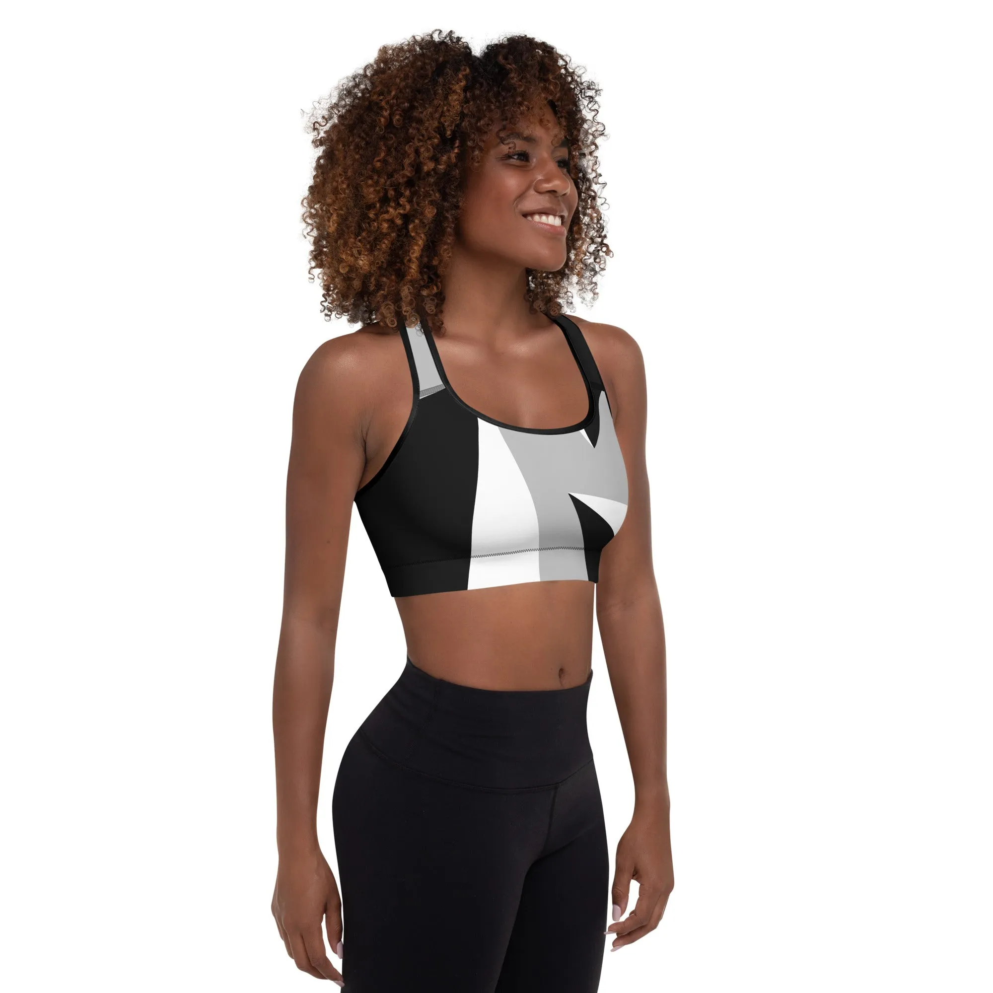 Padded Sports Bra, Fitness Yoga Sport Bra, Padded Push Up Brassiere, Workout Clothes, Seamless Sporty Bralette, Women's Athletic Wear