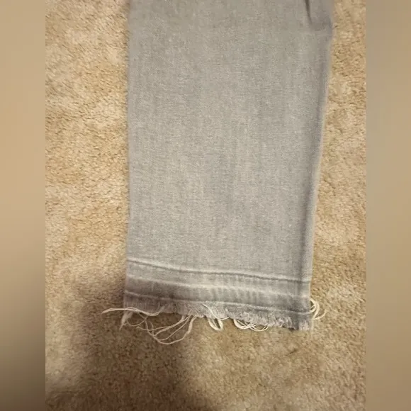 PAIGE DISTRESSED VERDUGO ANKLE JEANS GRAY SIZE SIZE 31 super soft with stretch