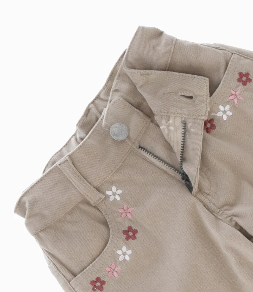 Pantalón niña cargo