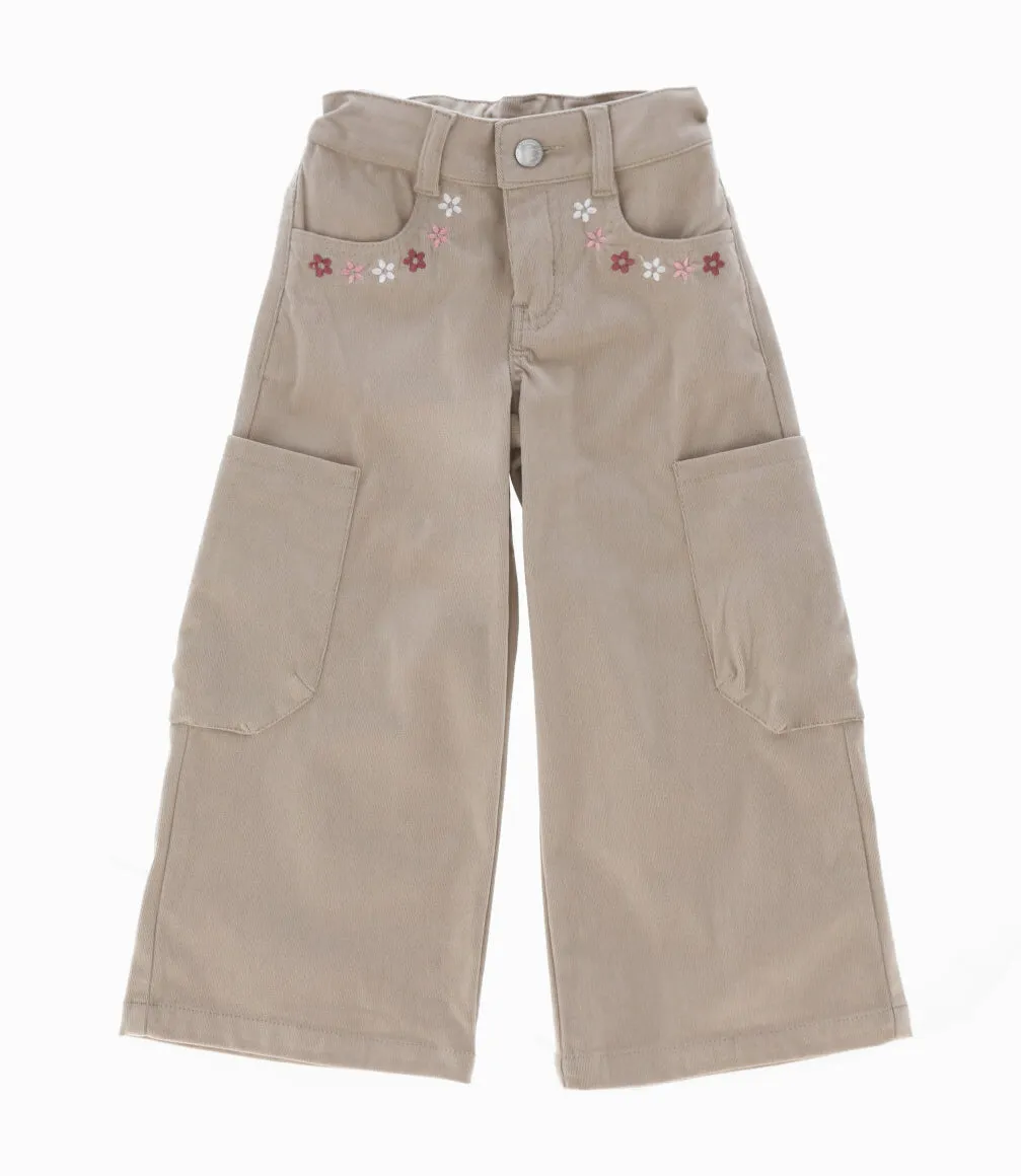 Pantalón niña cargo