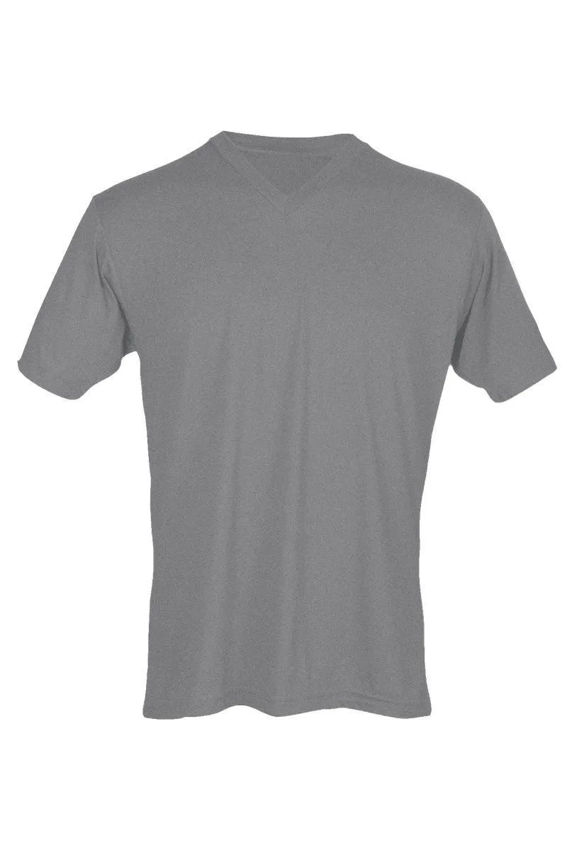 Peace Love Shamrock Unisex Poly-Rich Blend V-Neck Tee