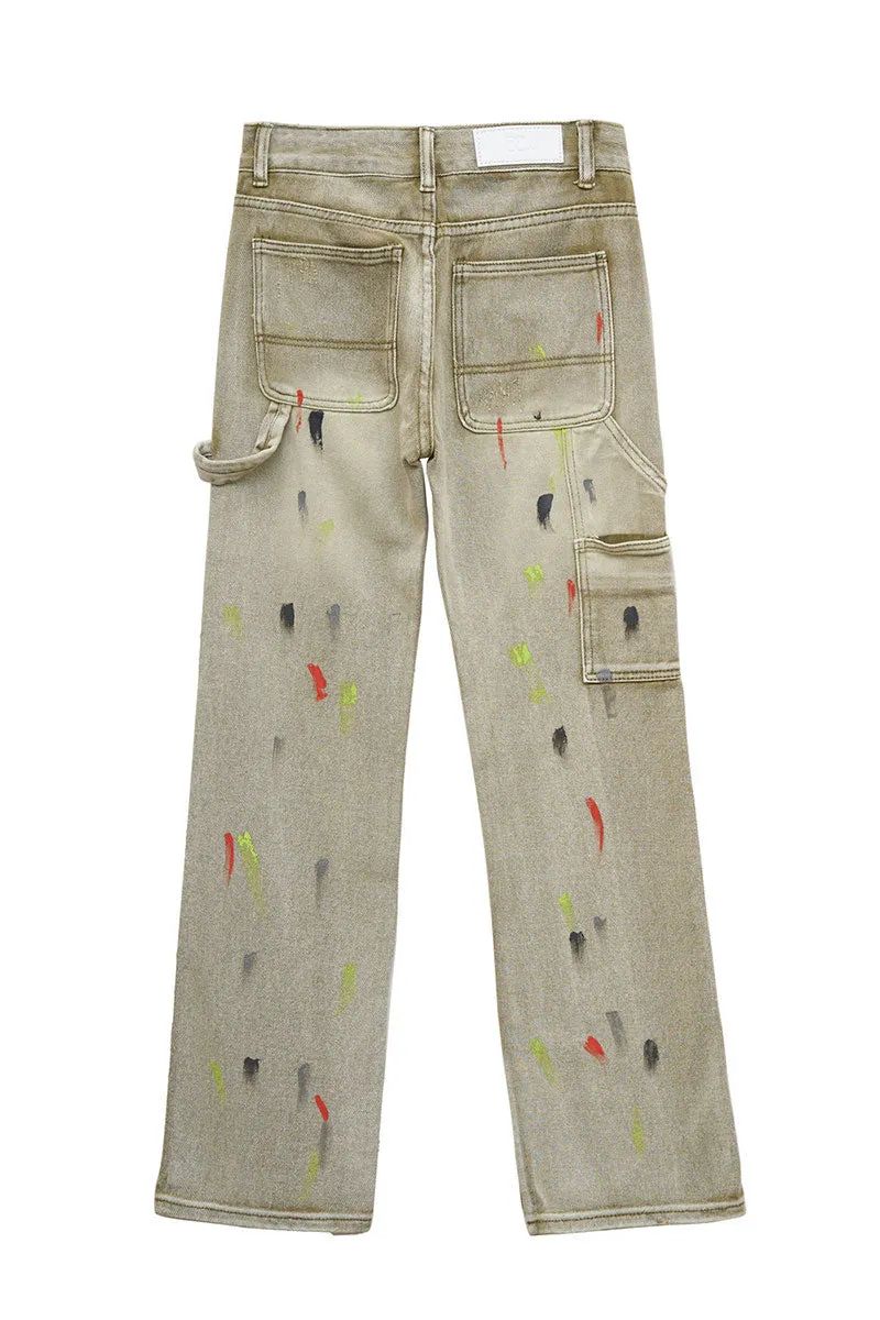 PG0548 Retro Denim Straight Jeans