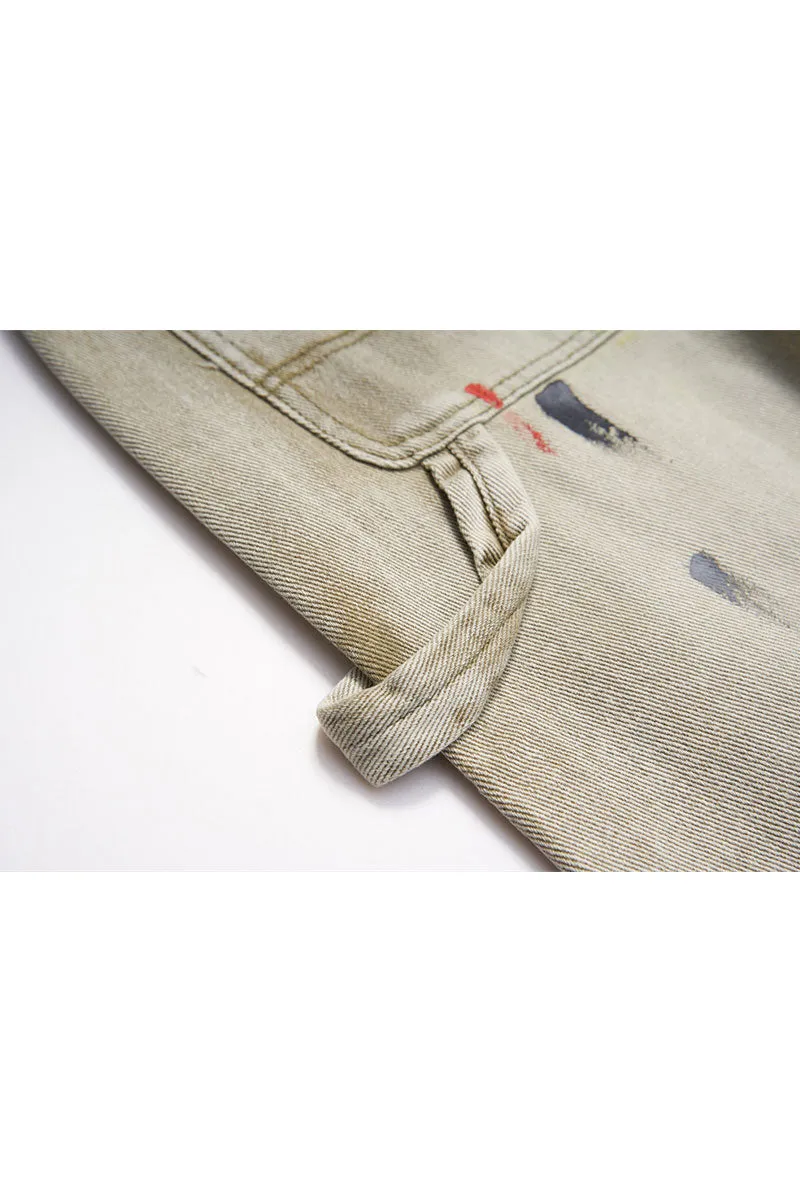 PG0548 Retro Denim Straight Jeans