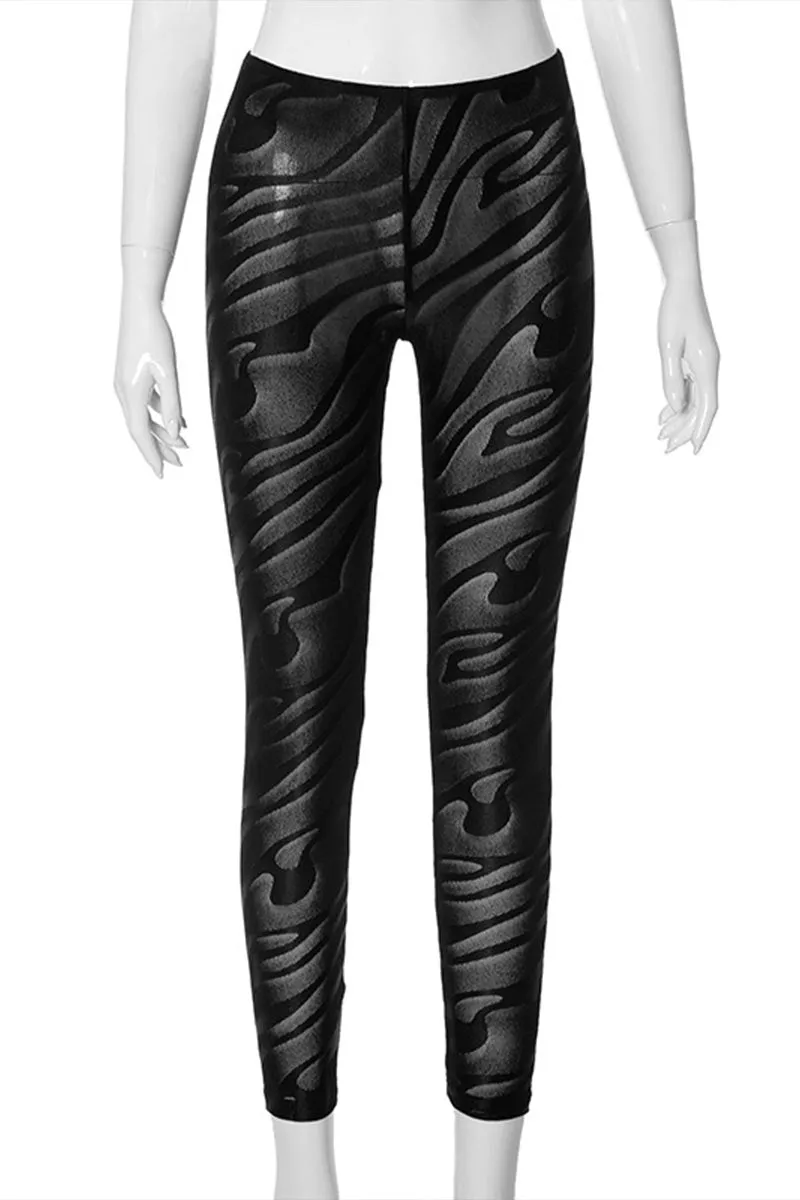 PI889 Sheer Mesh Leggings Pants