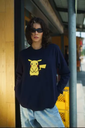 Pika Pika Navy Blue Sweatshirt