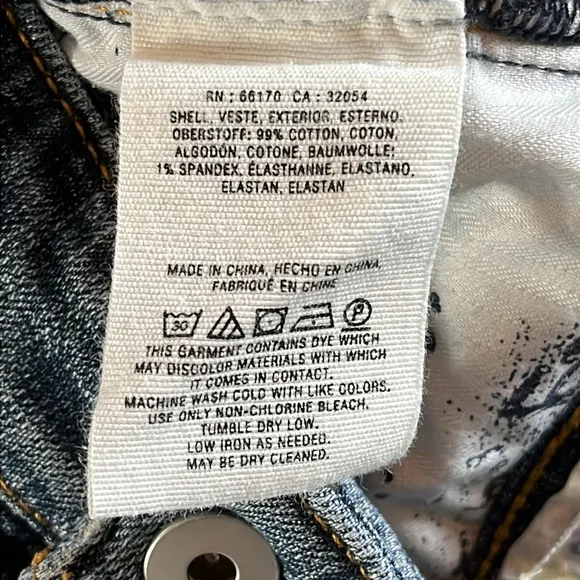 PILCRO and The Letterpress Slim Boyfriend- Patchwork Embroidered - Size 25