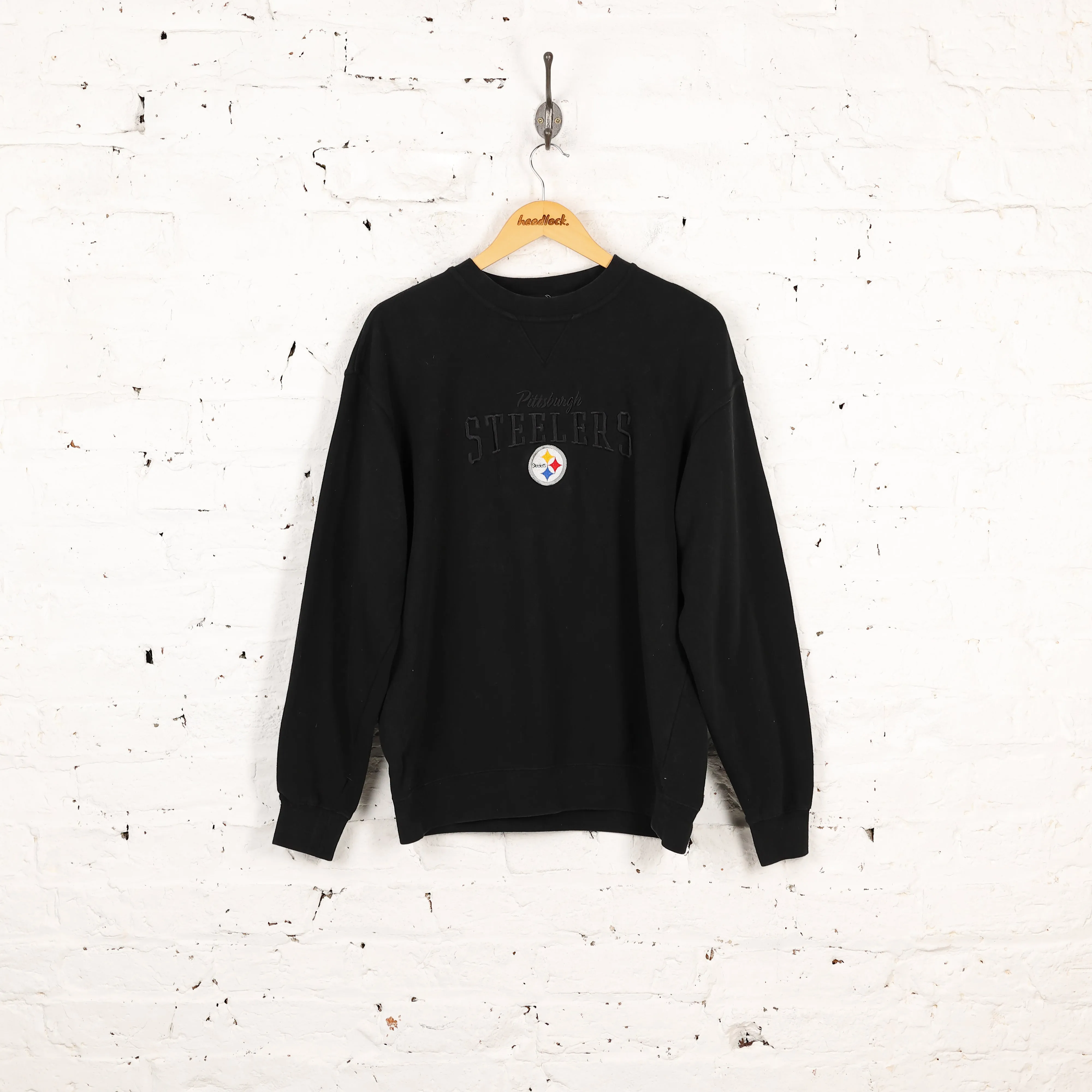 Pittsburgh Steelers NFL Sweatshirt - Black - L
