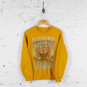 Pittsburgh Steelers Tigers NFL American Football Sweatshirt - Yellow - M