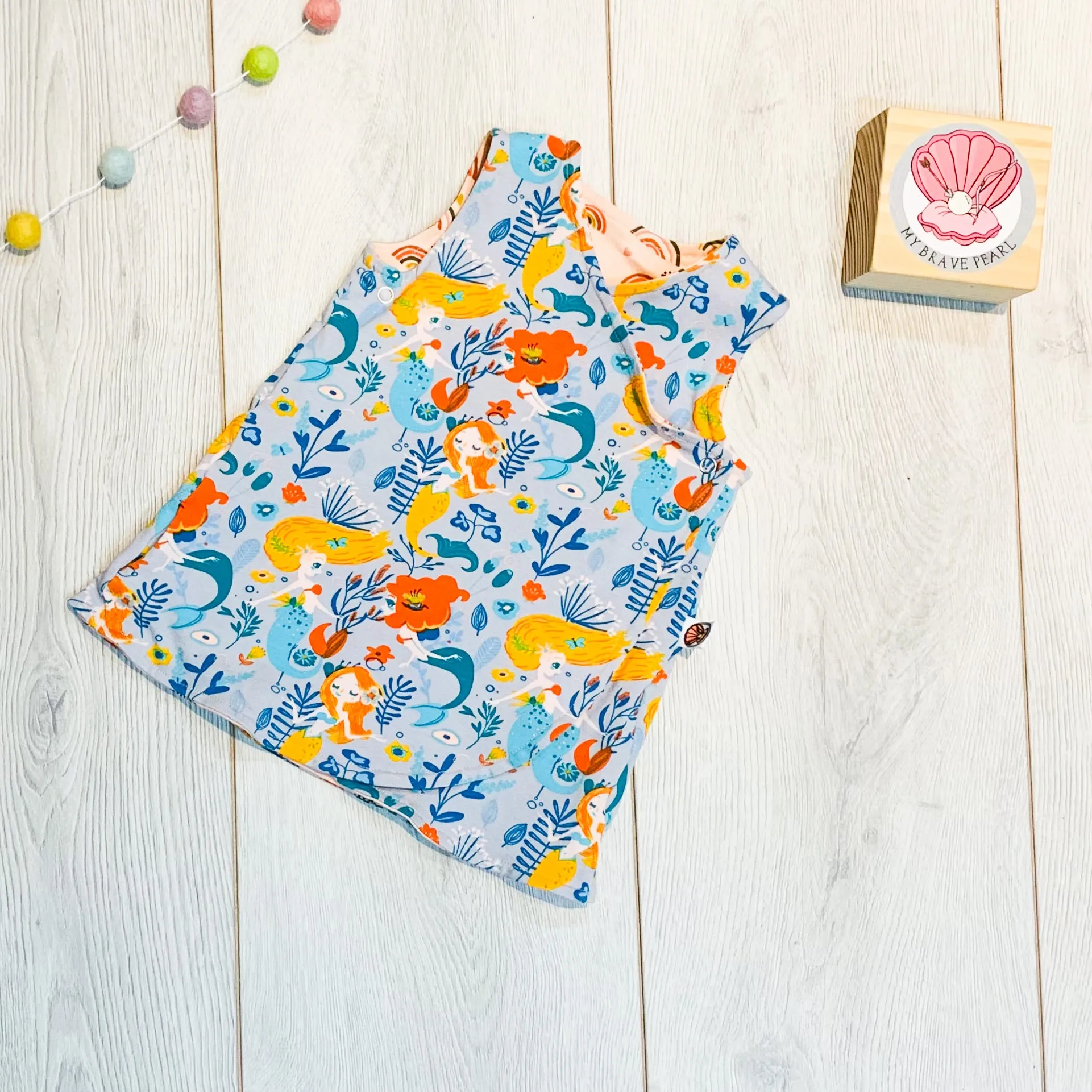 Ready To Ship 6-9M Reversible Wrap Dress