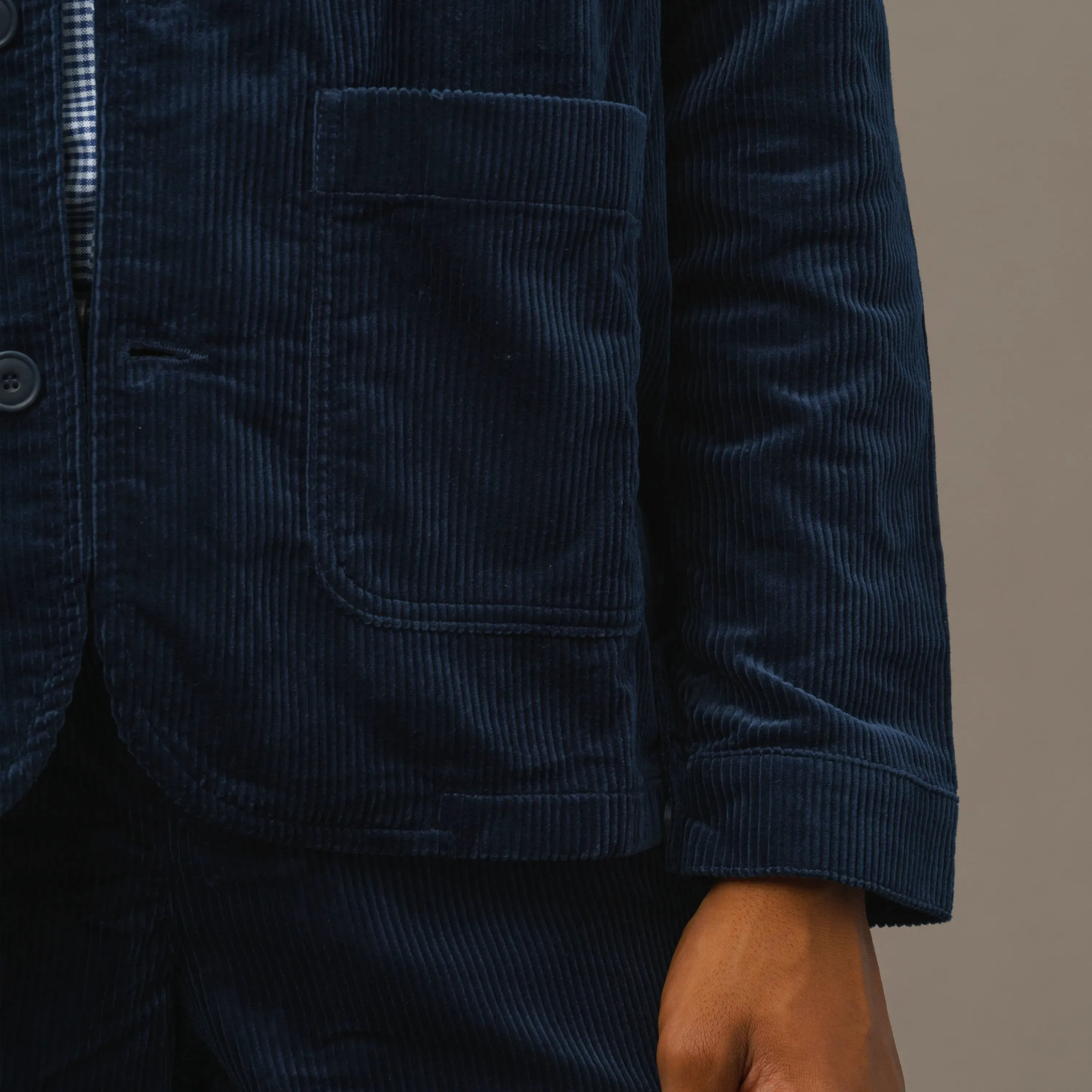 RECYCLED WOOL WORK JACKET