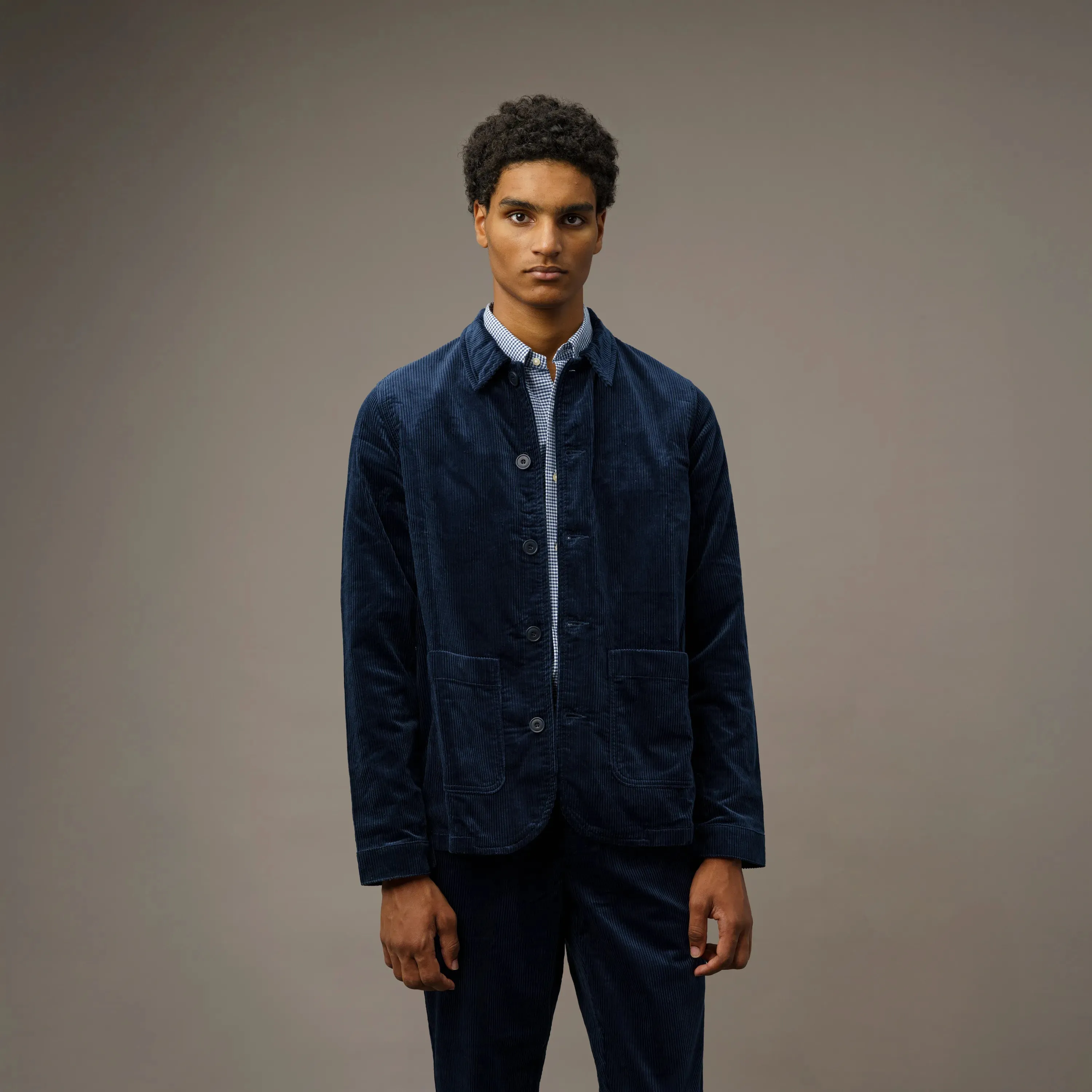 RECYCLED WOOL WORK JACKET