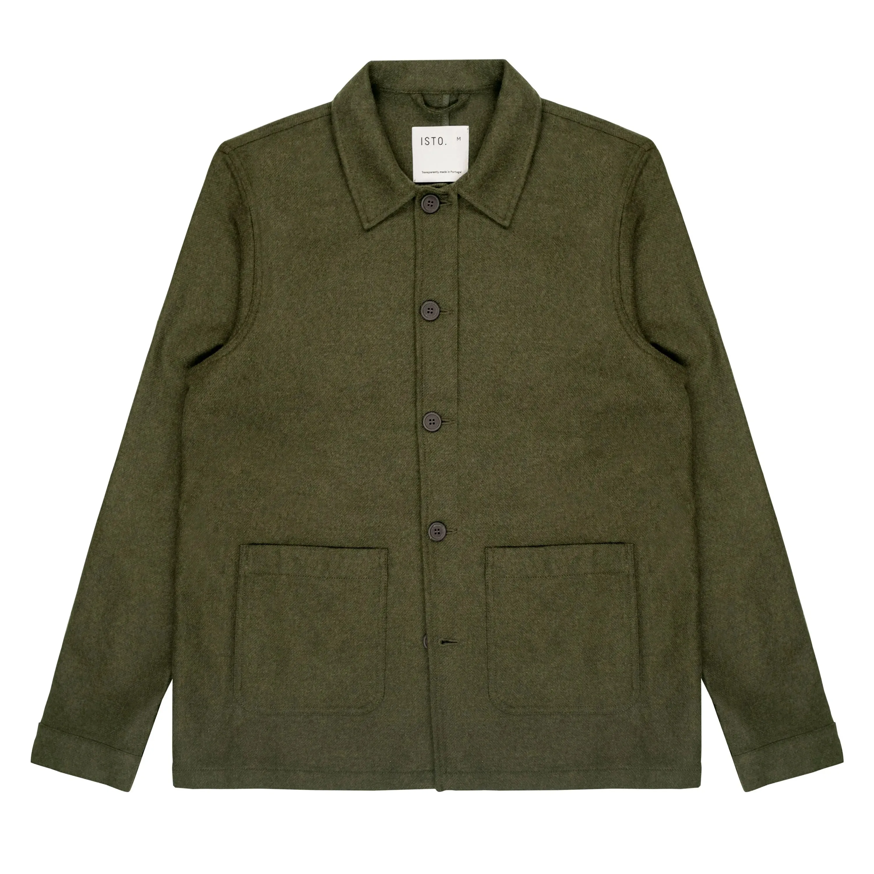 RECYCLED WOOL WORK JACKET