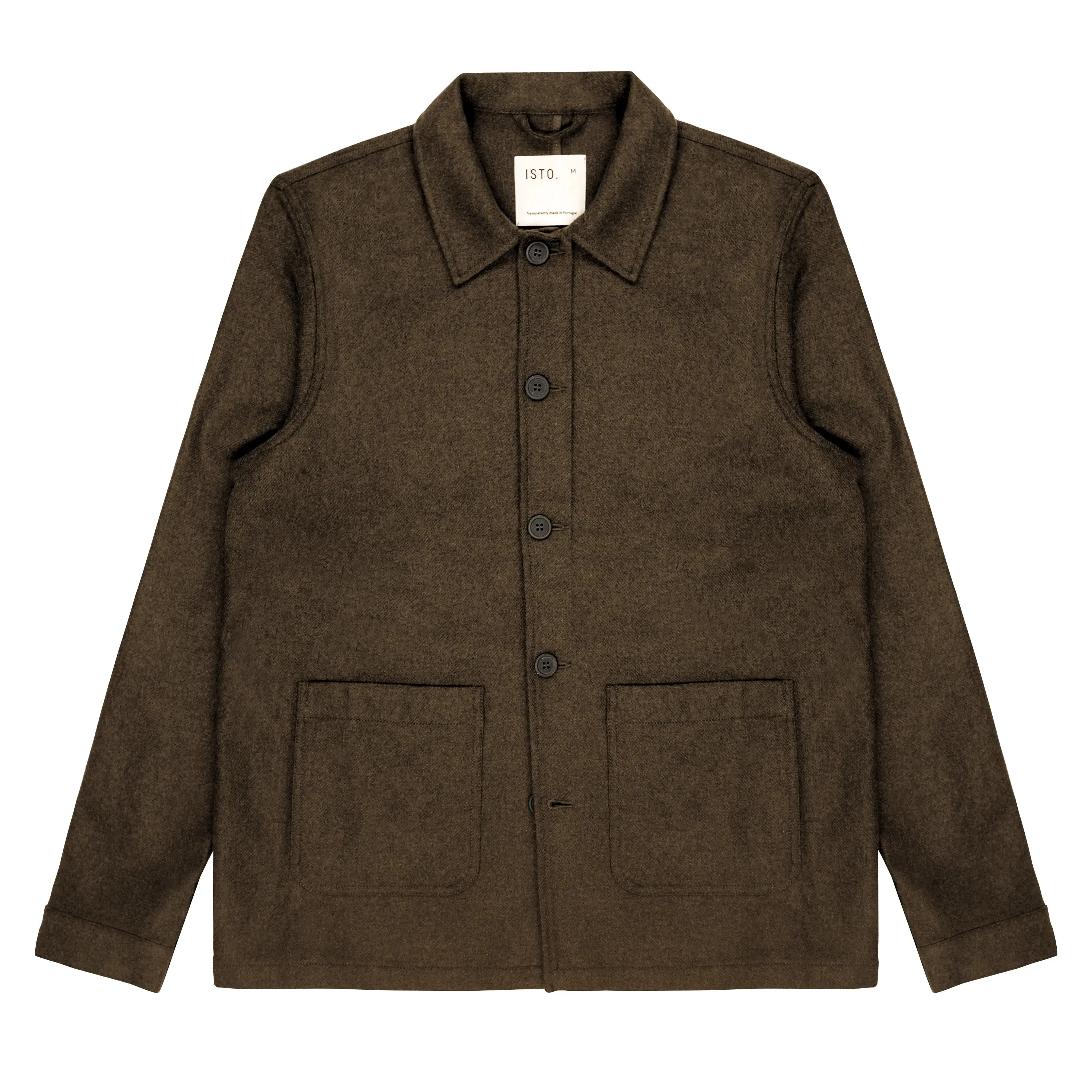 RECYCLED WOOL WORK JACKET
