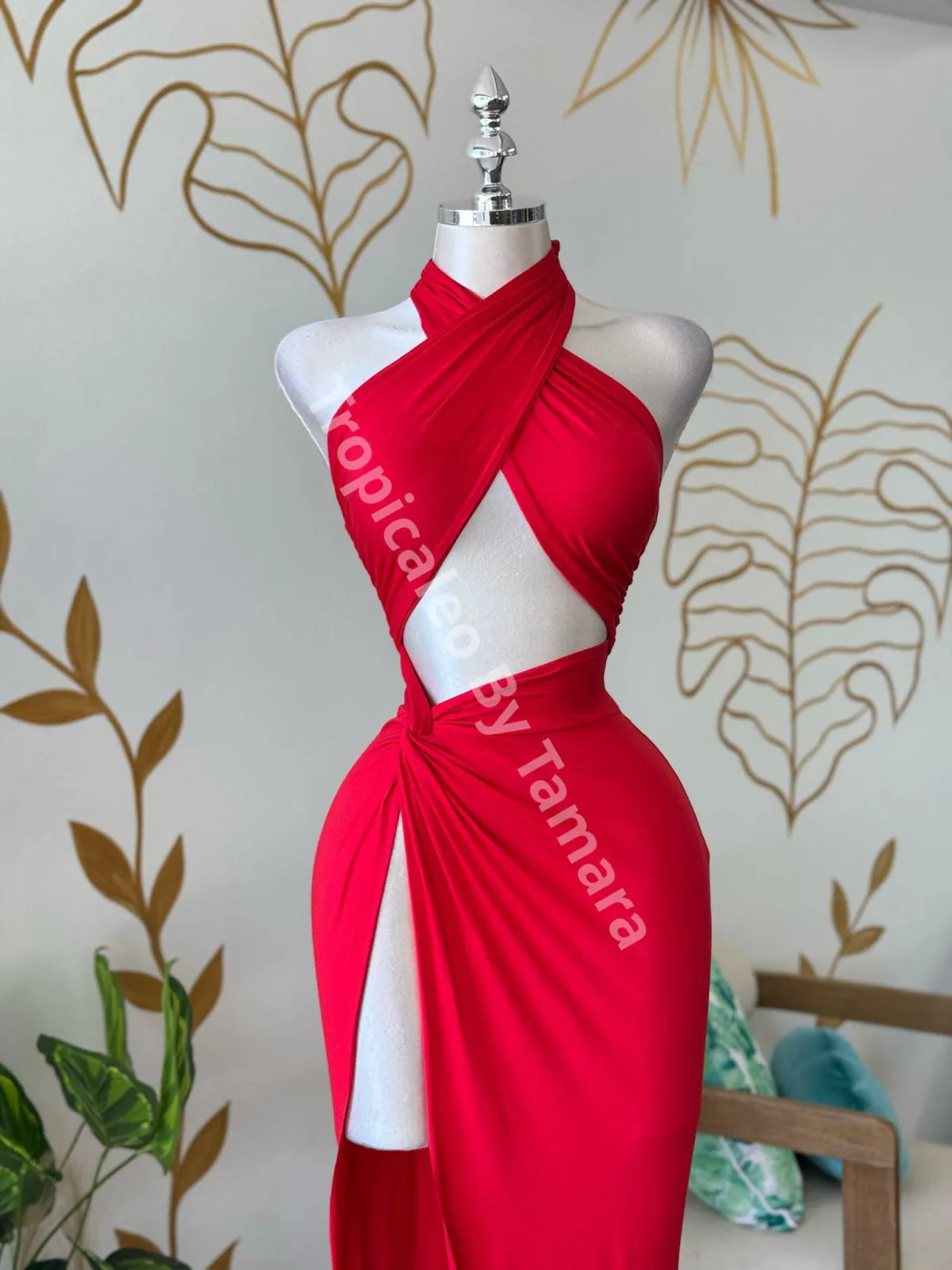 Red Wrap Dress