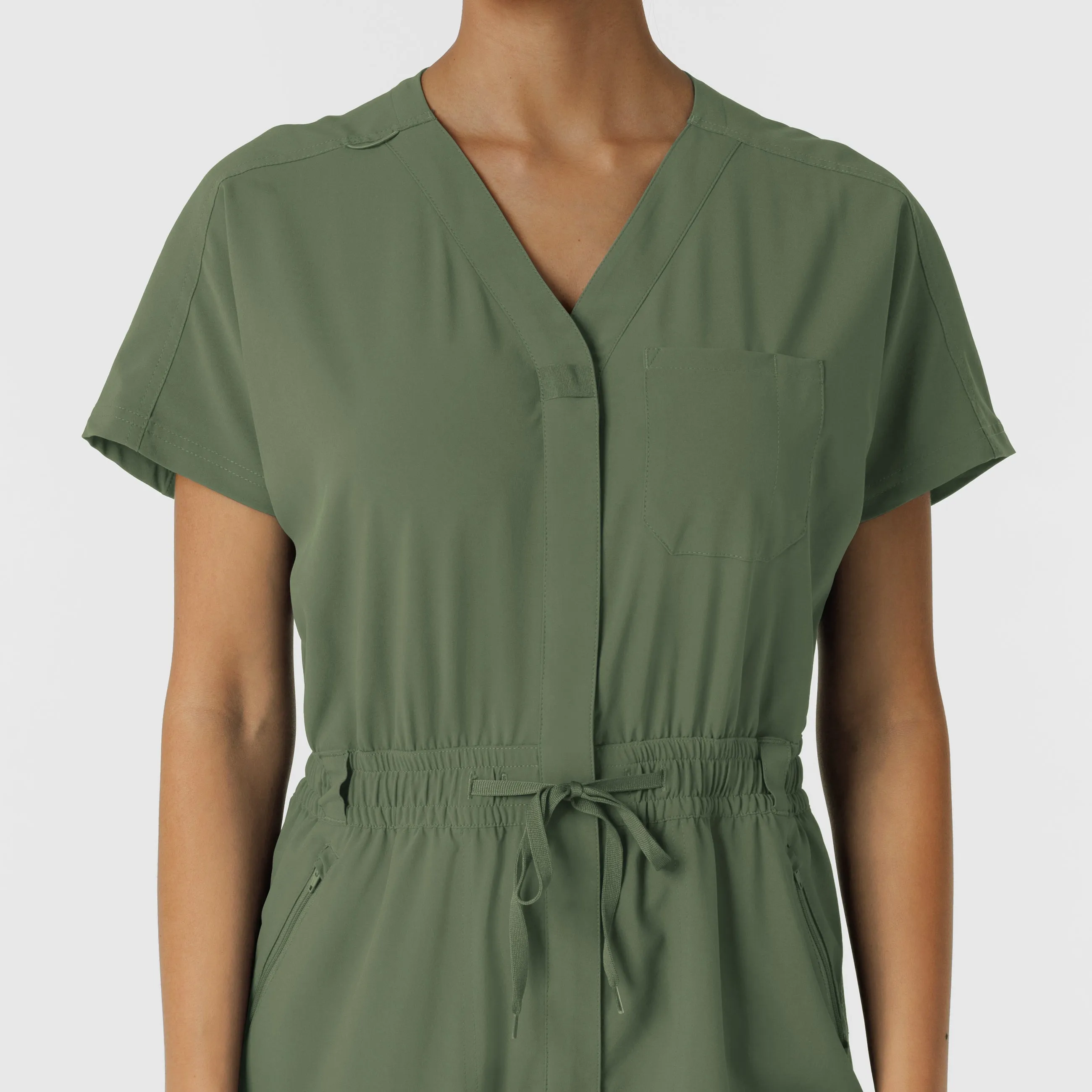RENEW 3234 Cargo Jogger Scrub Jumpsuit Olive