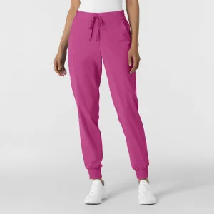 RENEW 5934 Jogger Scrub Pants Raspberry