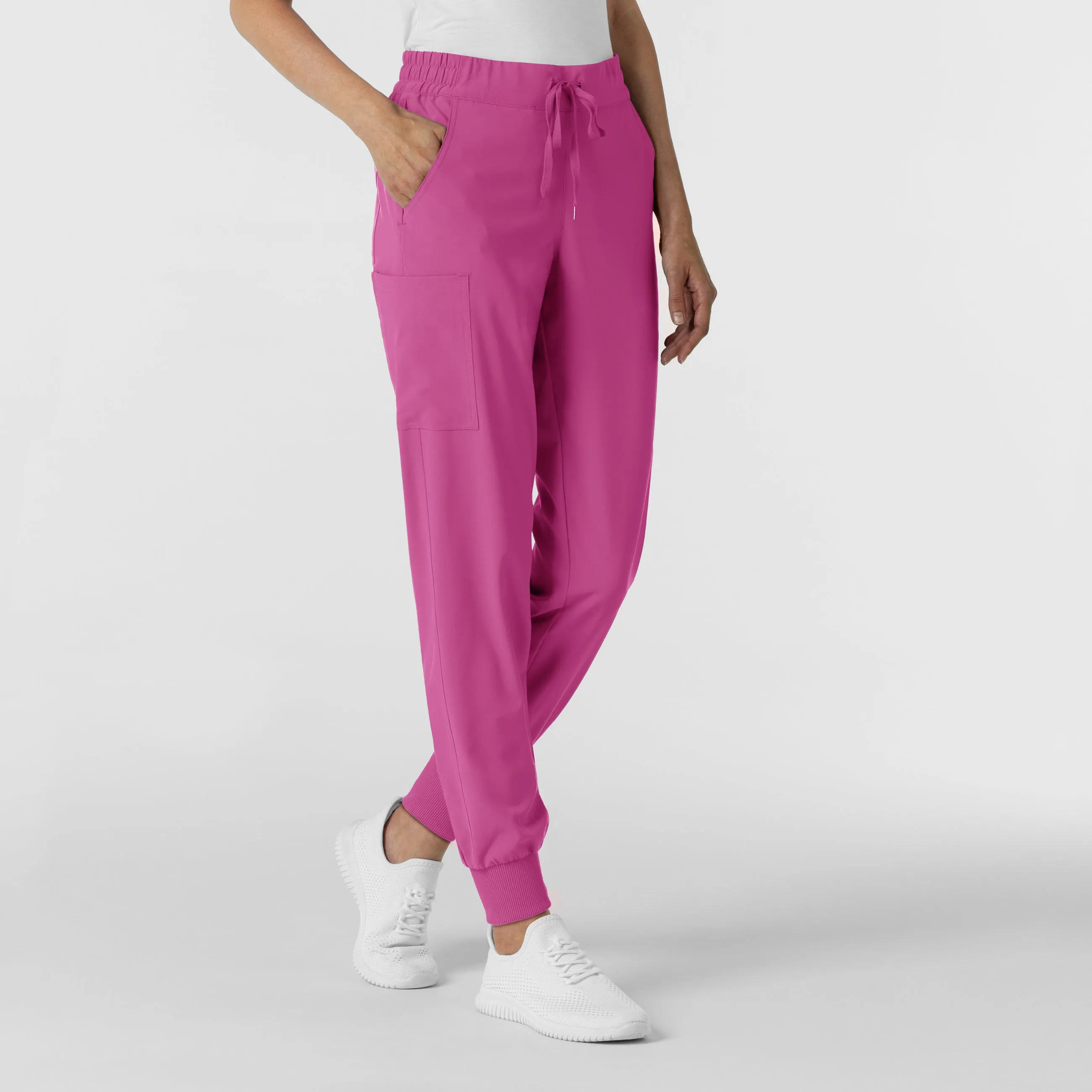 RENEW 5934 Jogger Scrub Pants Raspberry