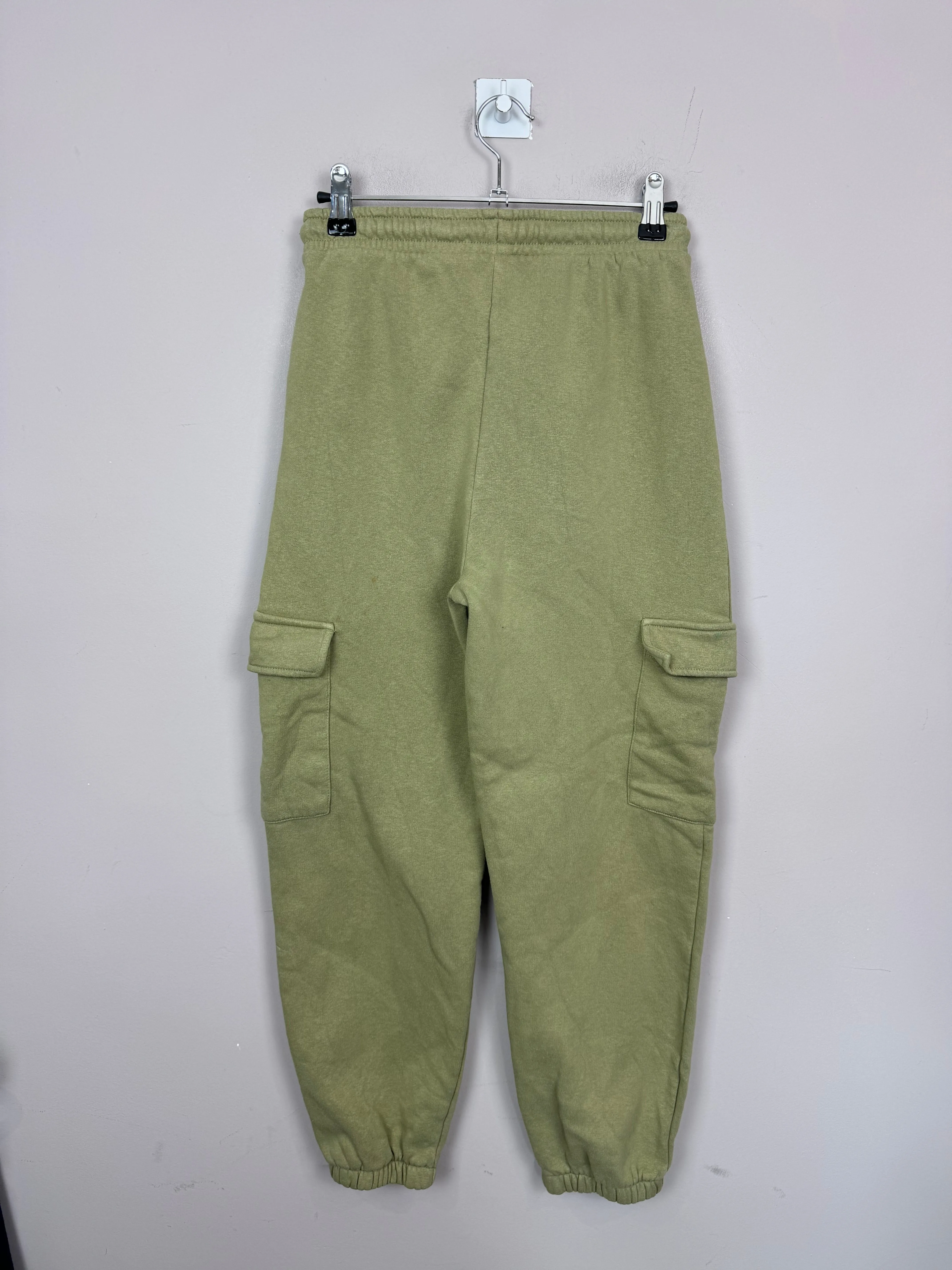 River Island Green Cargo Joggers 11-12y - slight second