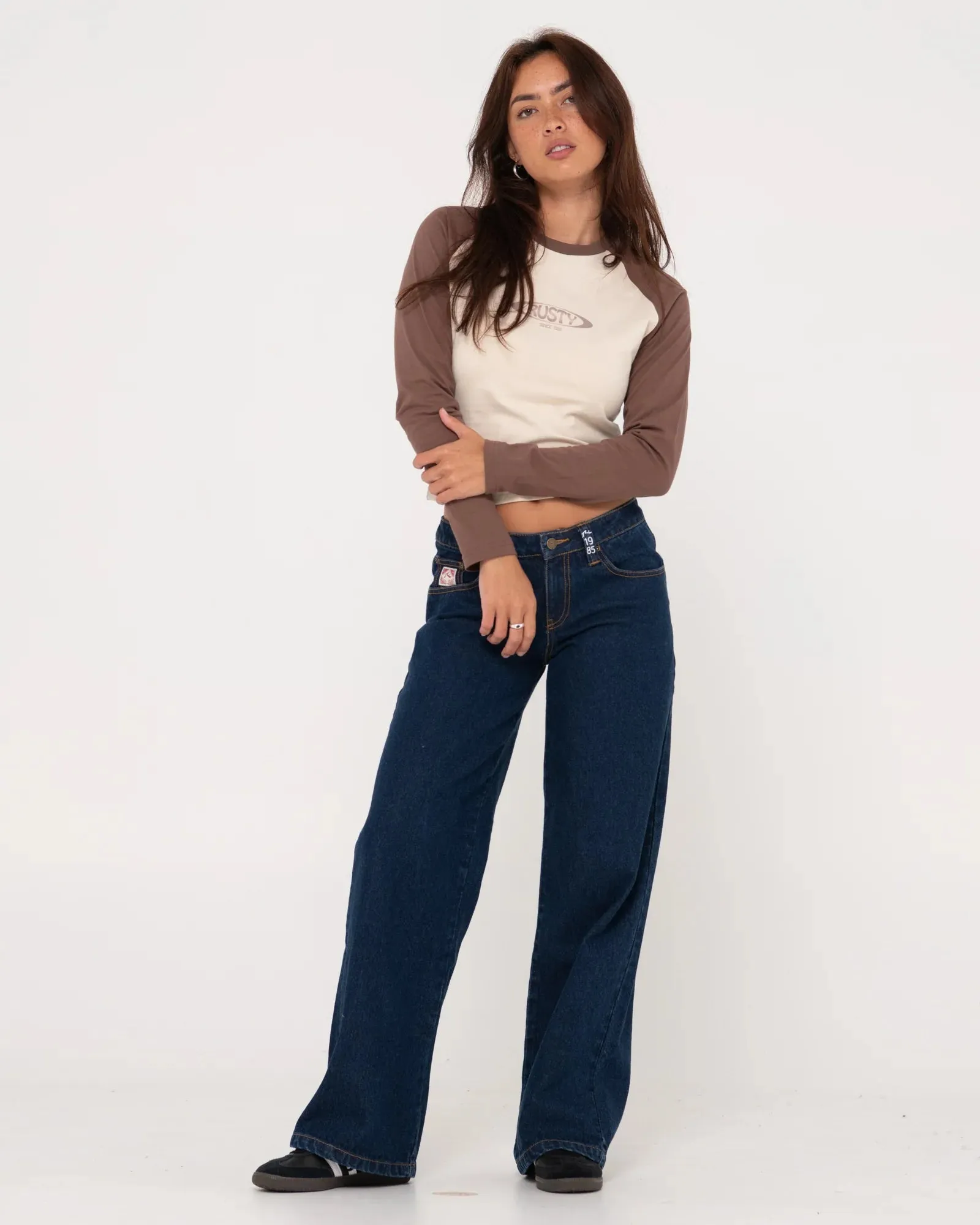 Roval Raglan  Sleeve Skimmer Tee - Ecru