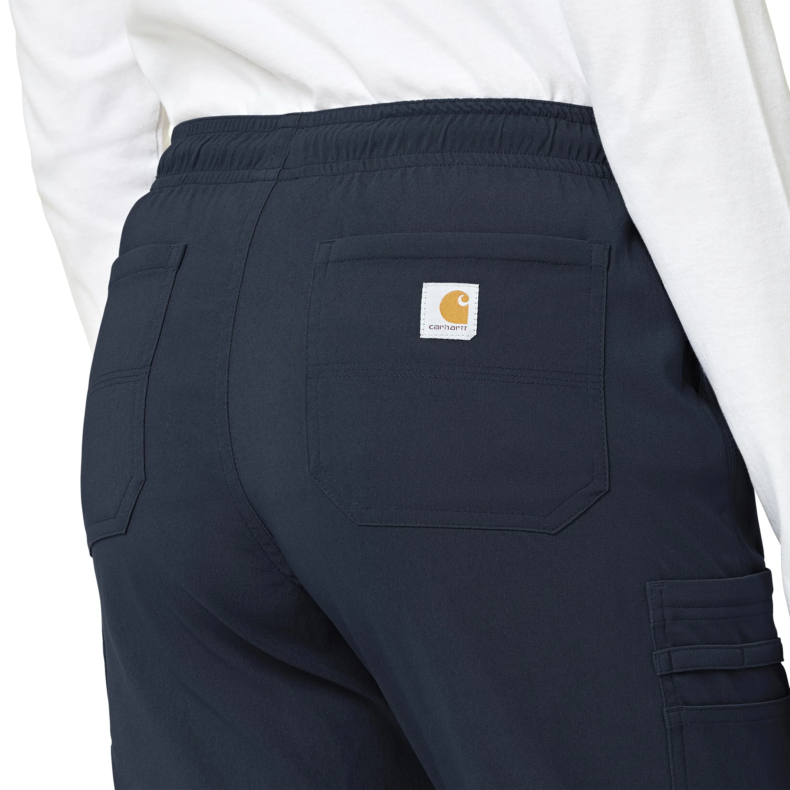 Rugged Flex Peak C52137 Cargo Jogger Scrub Pants Navy