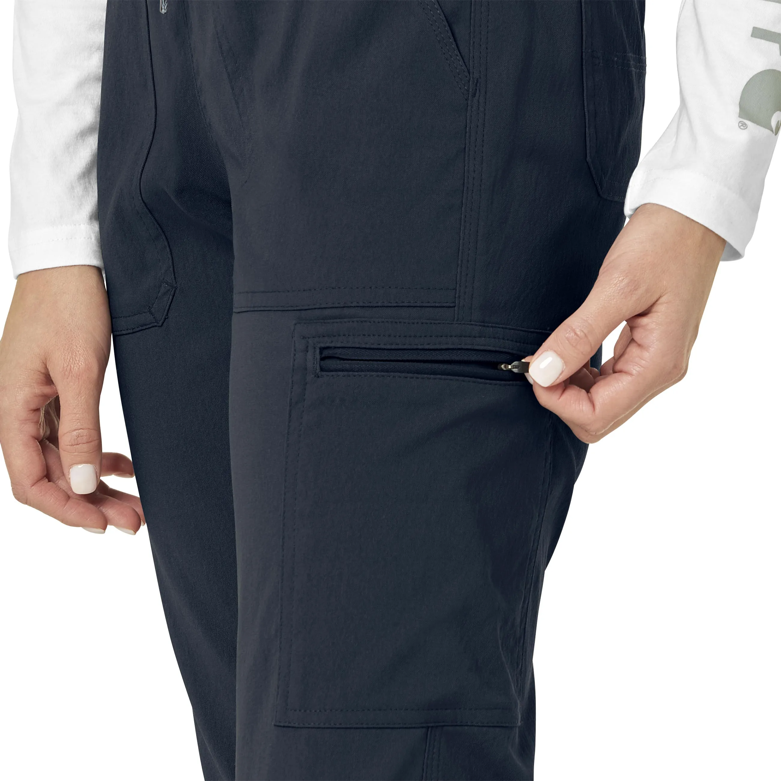Rugged Flex Peak C52137 Cargo Jogger Scrub Pants Navy
