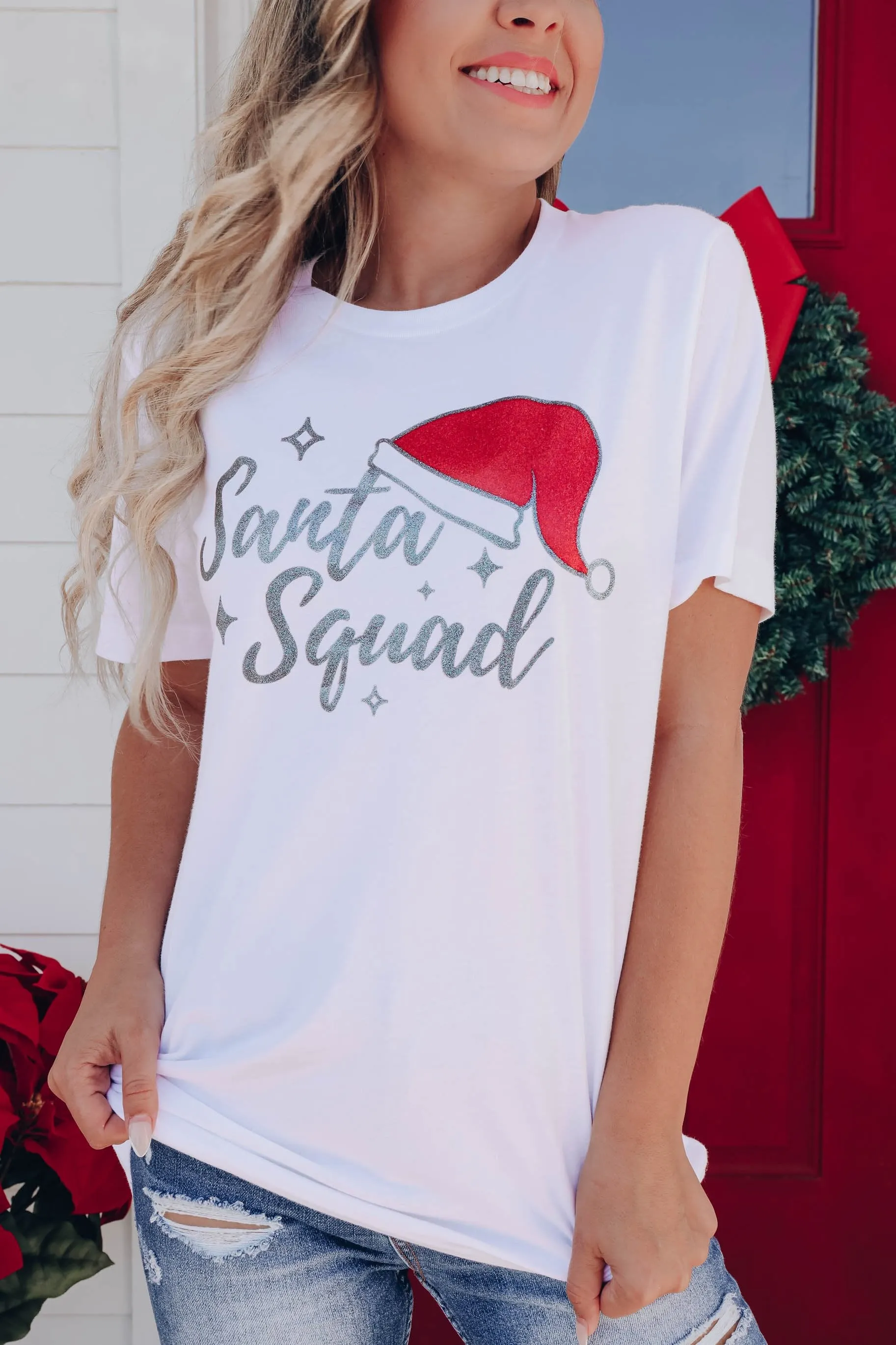 Santa Hat Squad Graphic Tee S-3X
