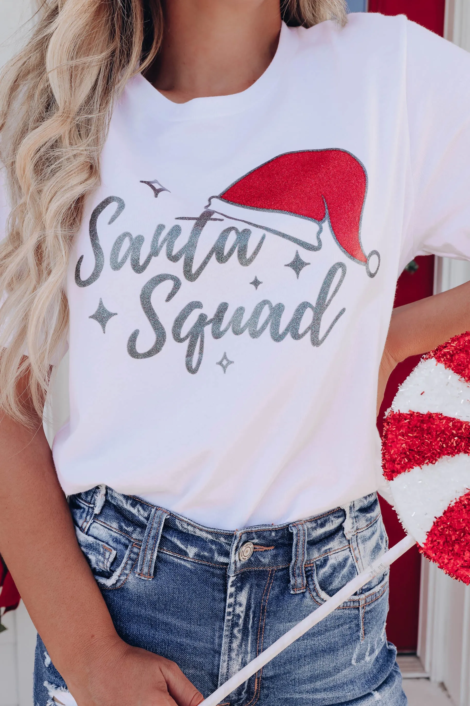 Santa Hat Squad Graphic Tee S-3X