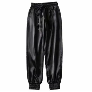 Satin Cargo Joggers